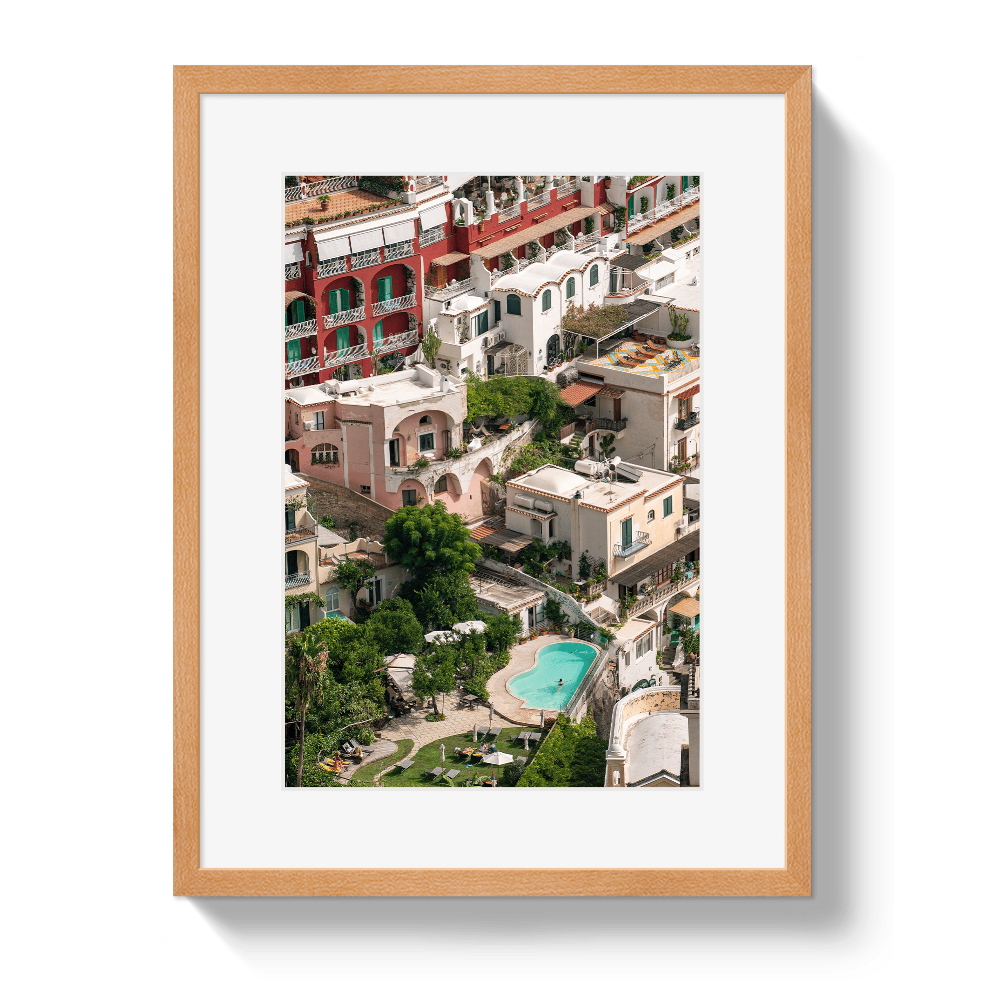 Johnny Vacay Oak / 11x14 / Matte Positano Pool
