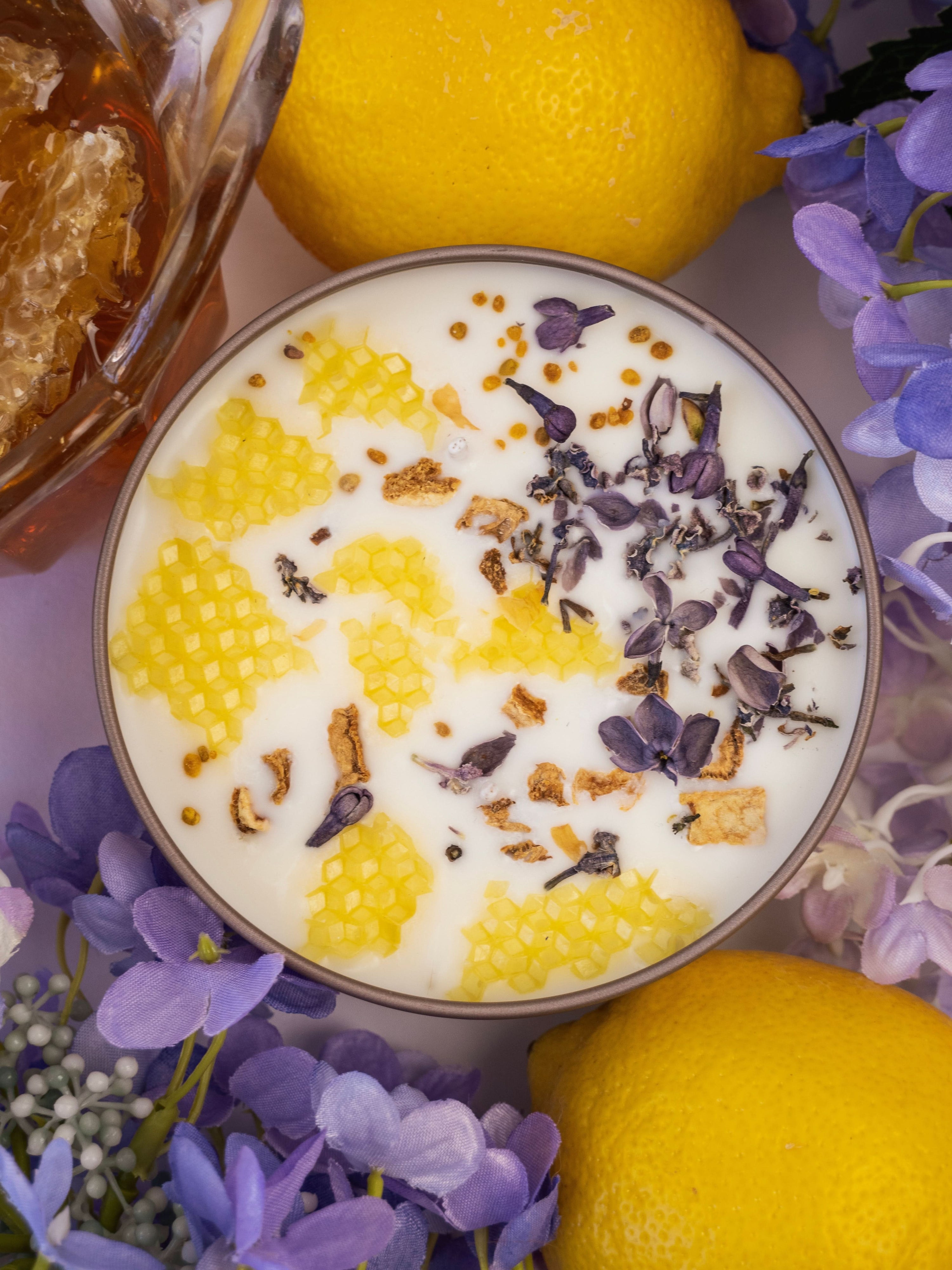 Ash & Rose candle NECTAR Lilac Lemon Honey Candle
