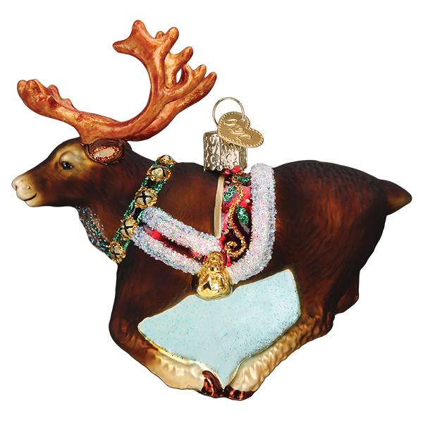 Old World Christmas 2 X 4 X 4.5 / 12573 Reindeer Ornament