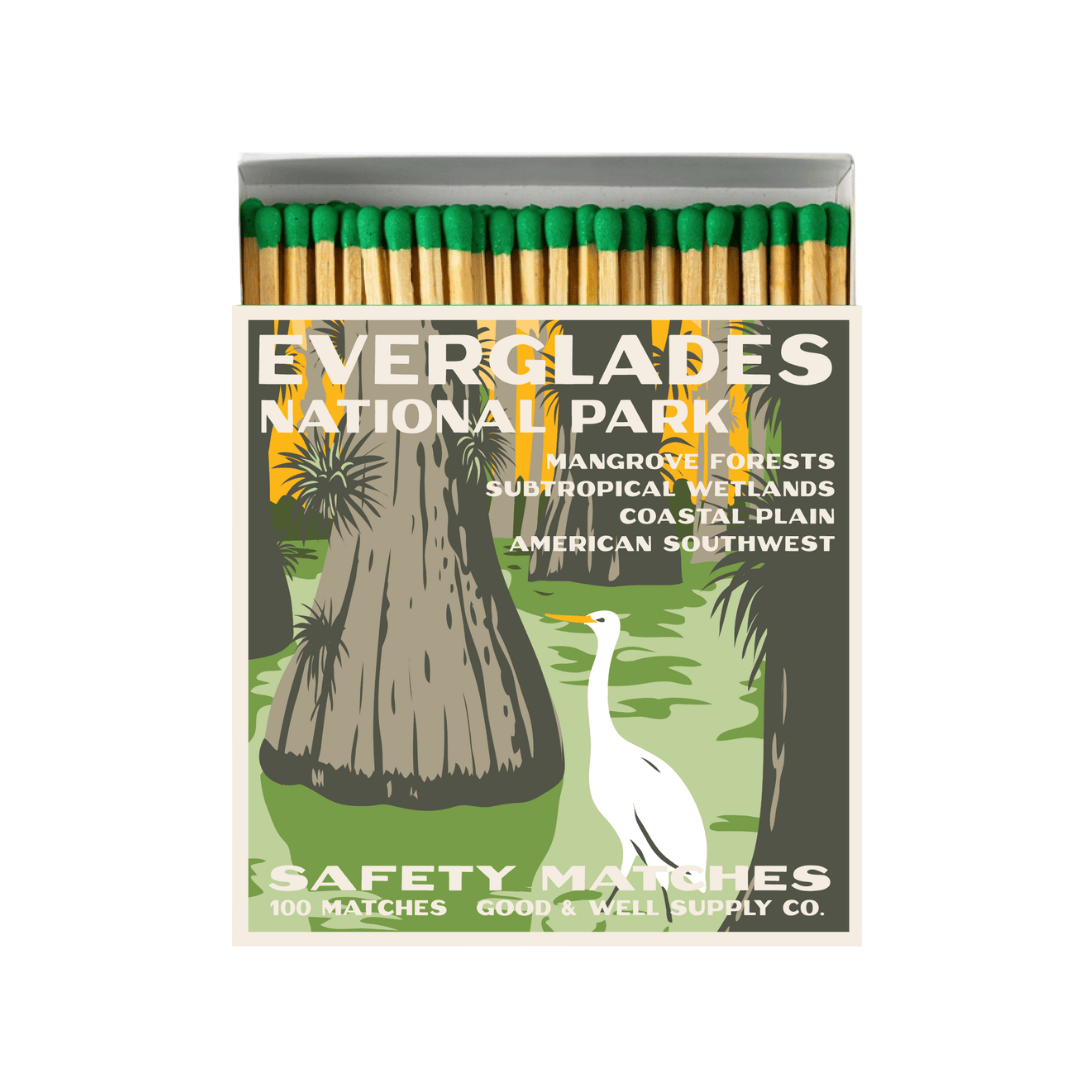 Good & Well Supply Co. Everglades Vintage National Park Cabin Matches