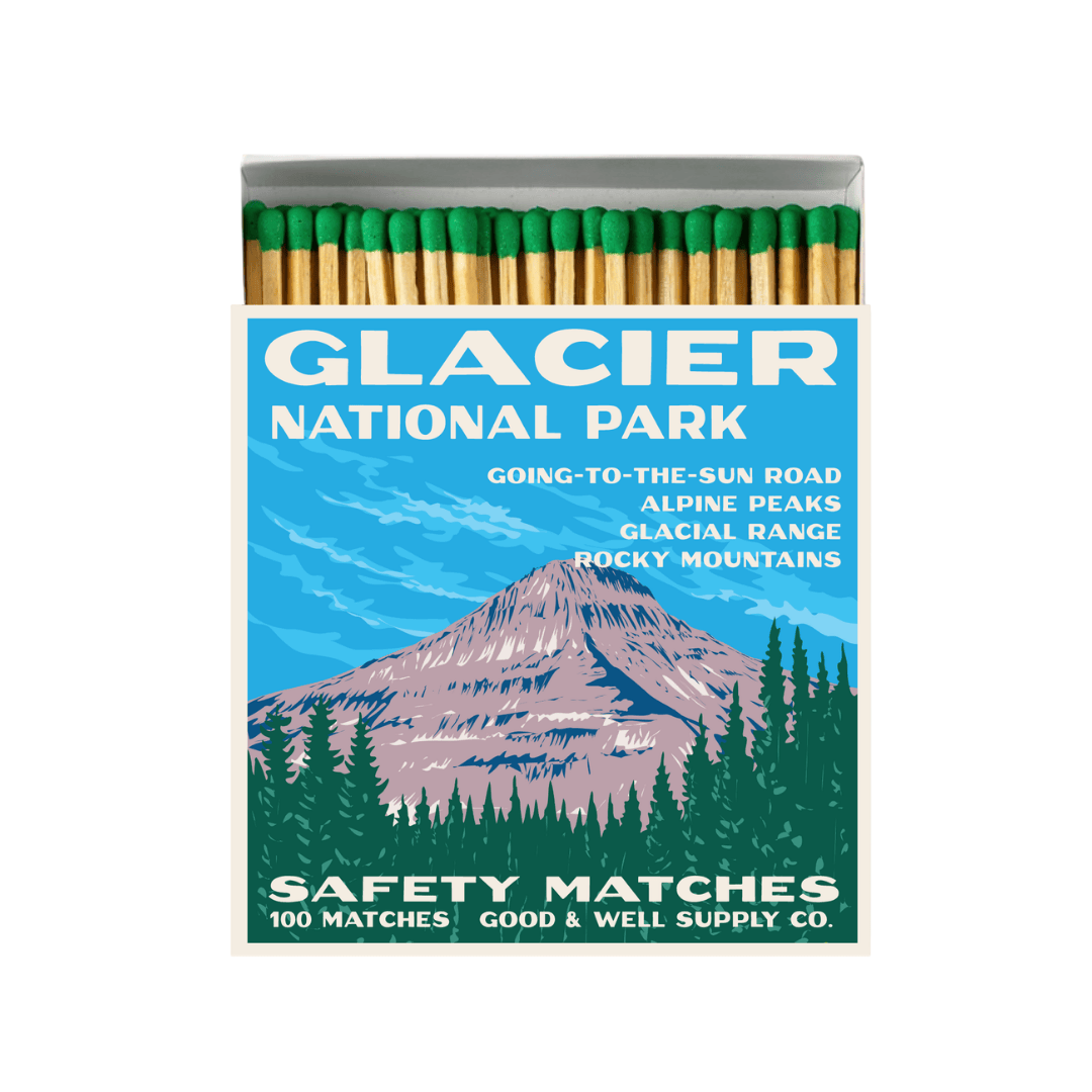 Good & Well Supply Co. Glacier Vintage National Park Cabin Matches