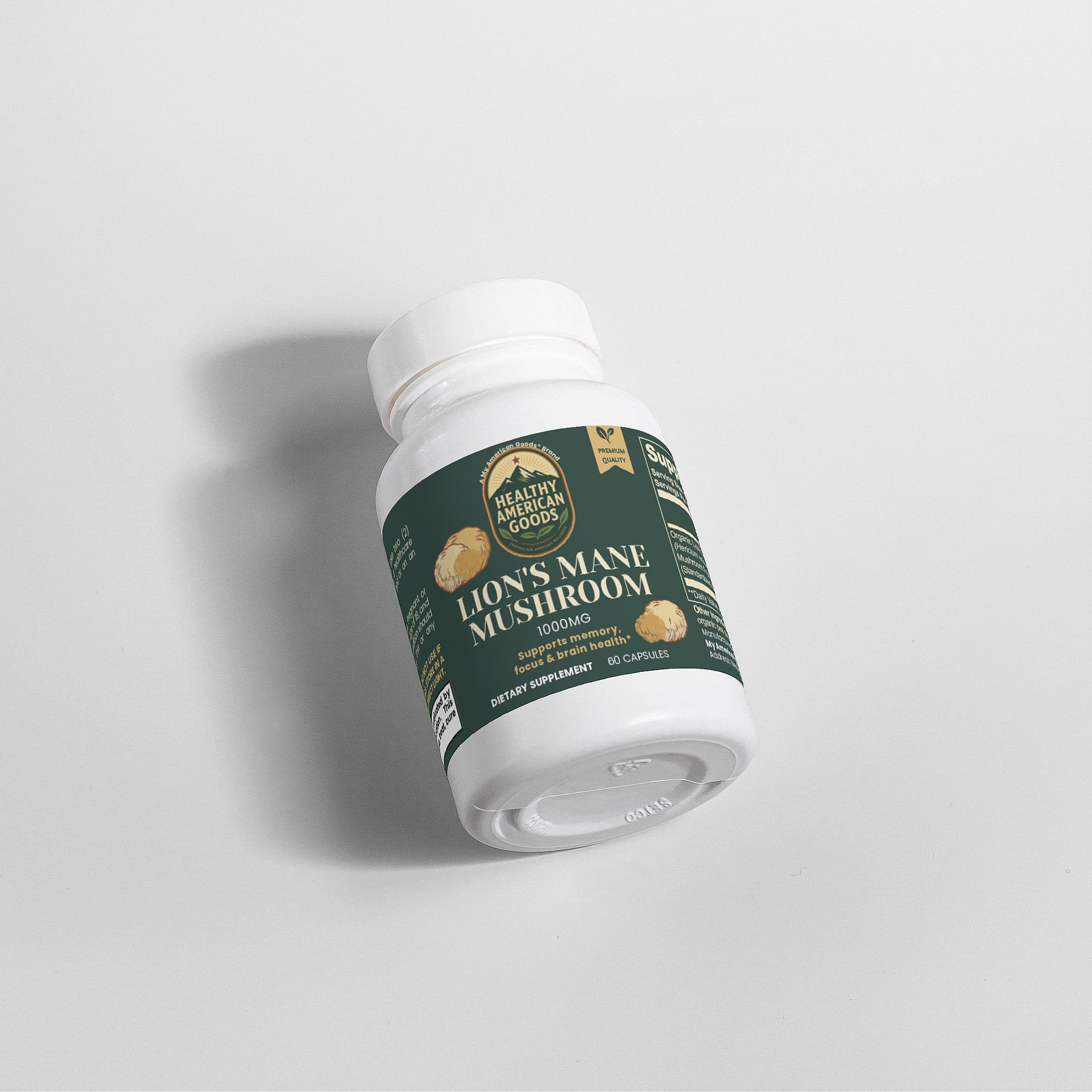Healthy American Goods™ Mushroom Products Lion&