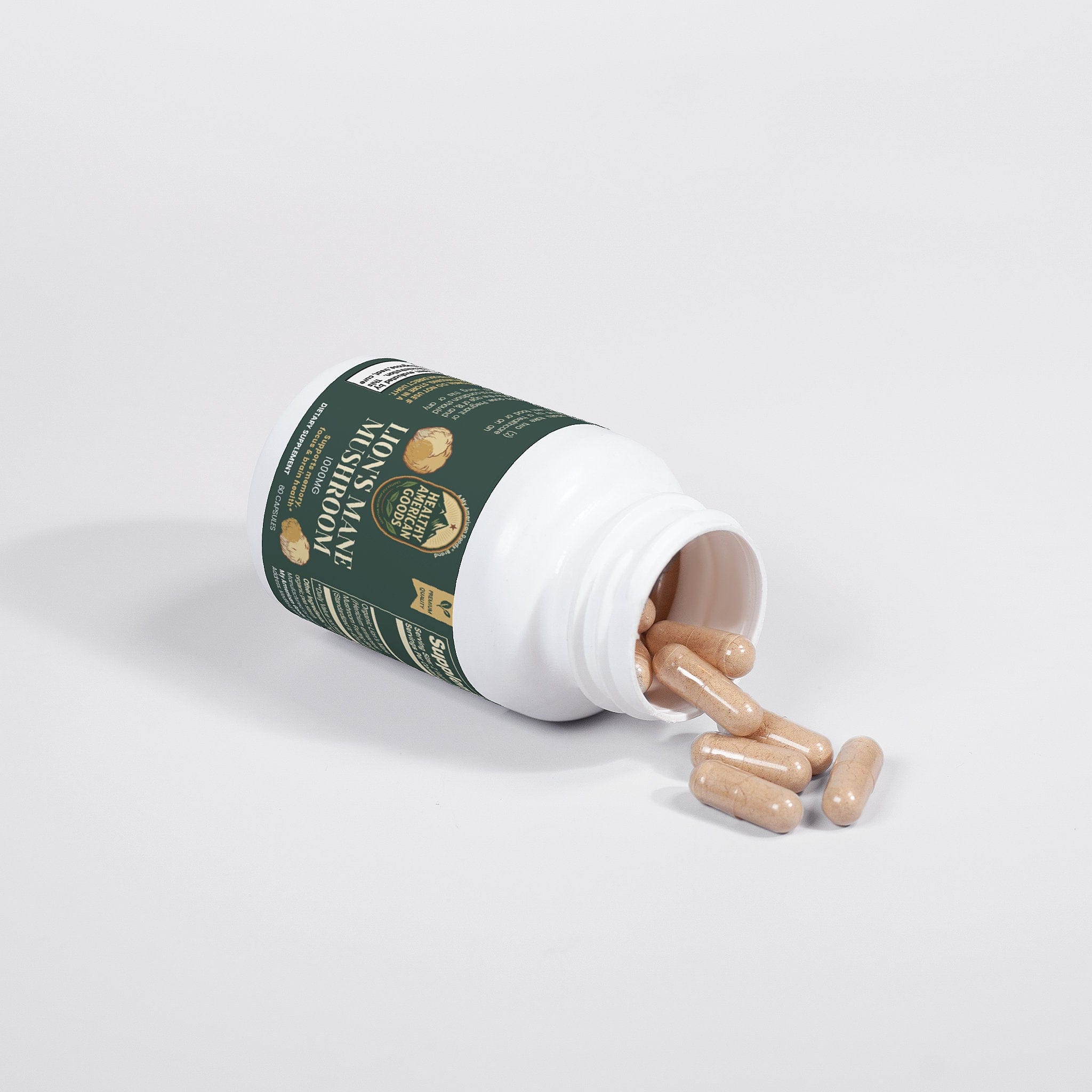 Healthy American Goods™ Mushroom Products Lion&