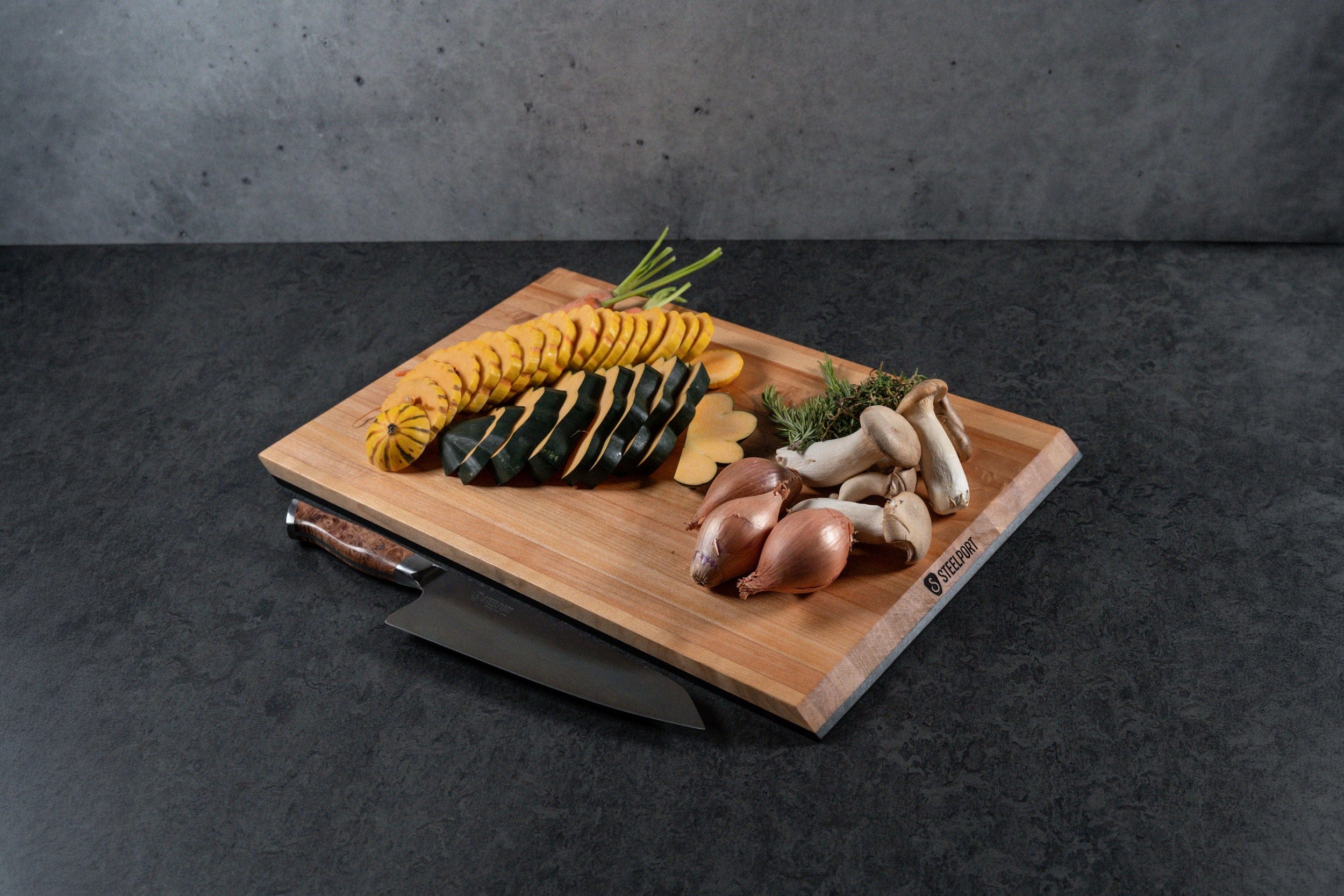 STEELPORT Knife Co. Set Everyday Knife & Board Set