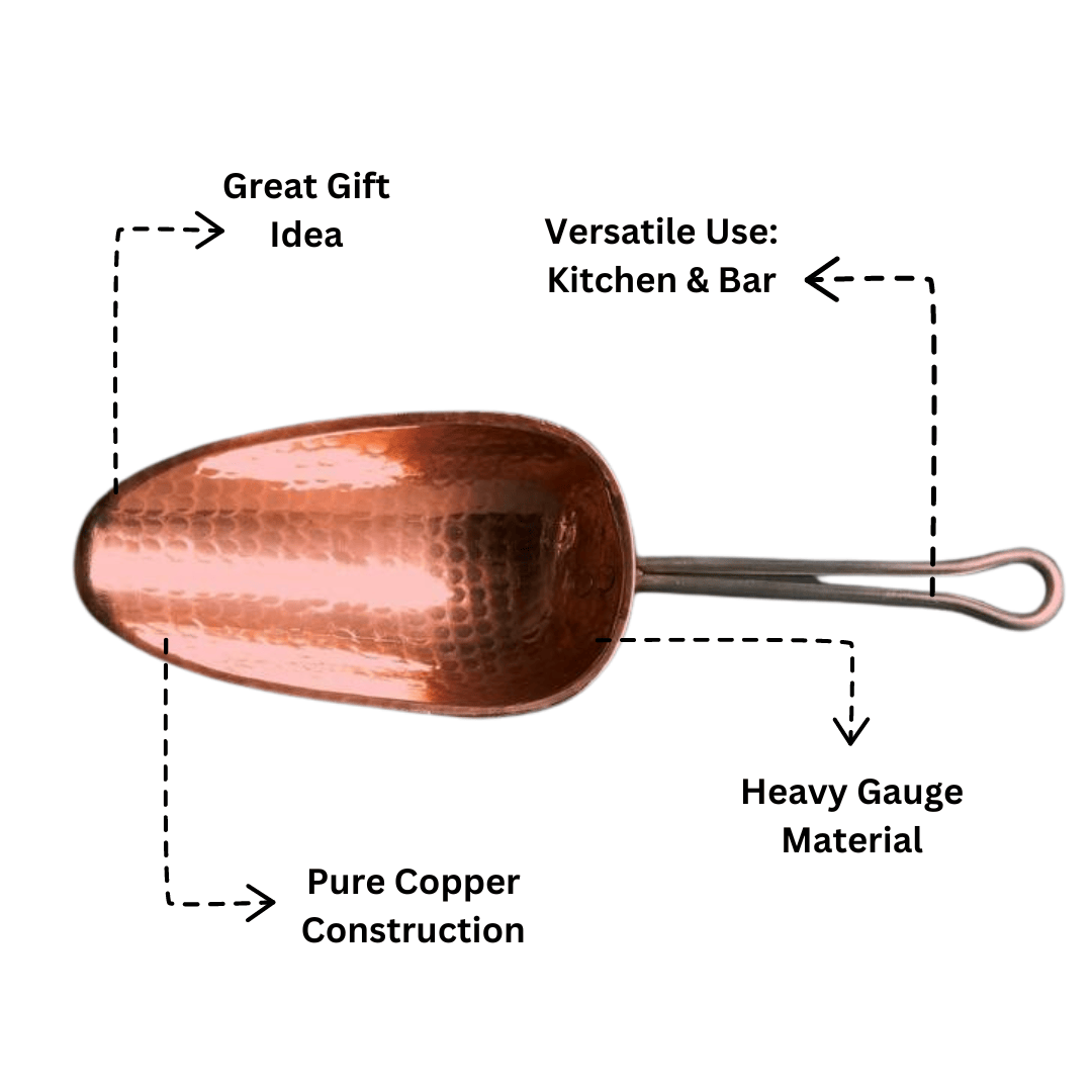 Sertodo Barware & Bar Tools Sertodo Copper Scoop