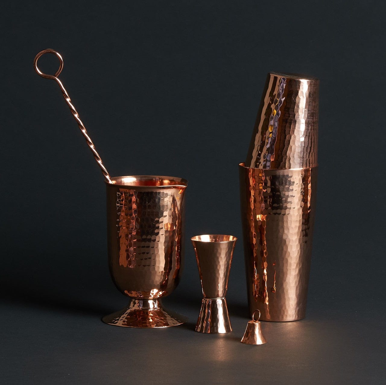 Sertodo Barware & Bar Tools Essential Copper Mixologist Set