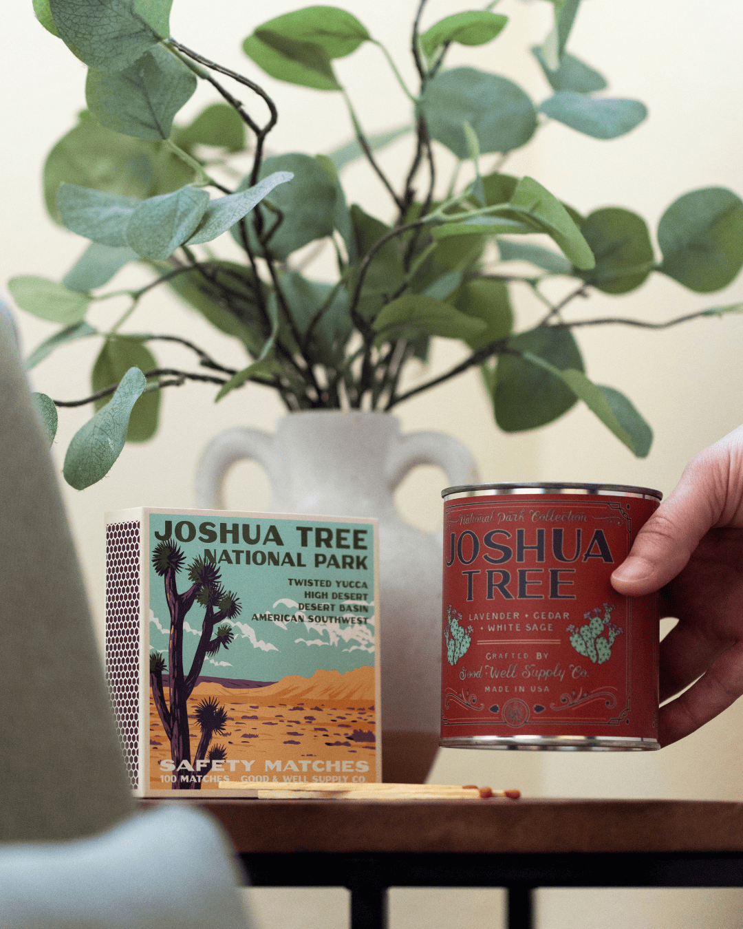 Good & Well Supply Co. Joshua Tree Vintage National Park Cabin Matches