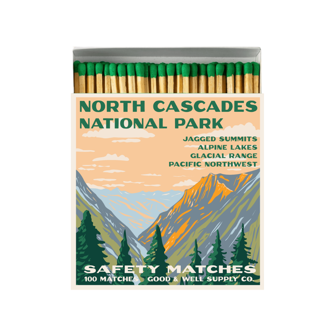 Good & Well Supply Co. North Cascades Vintage National Park Cabin Matches