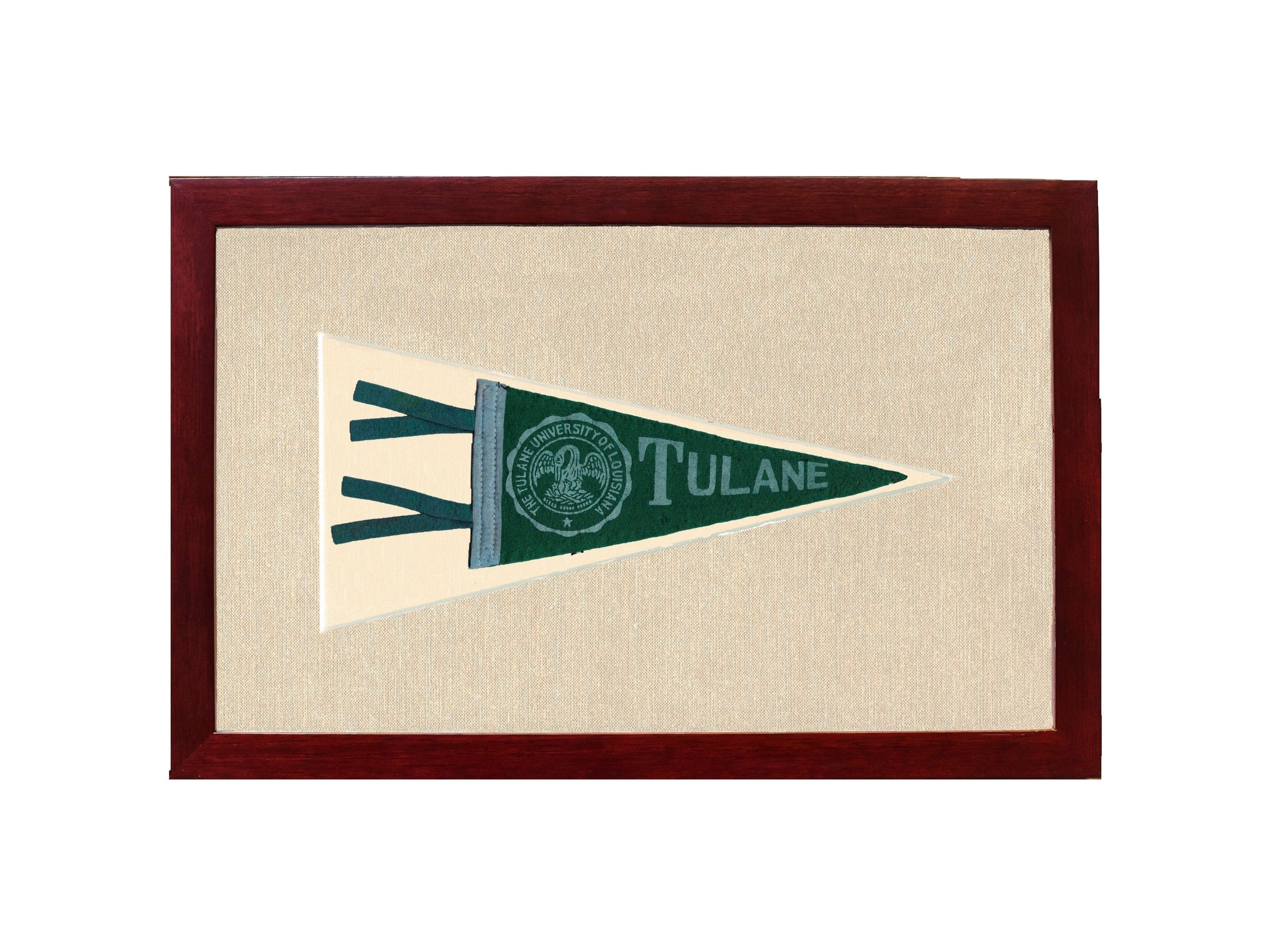 Americana Memories Vintage Pennants and Memorabilia Vintage University of Louisiana Pennant