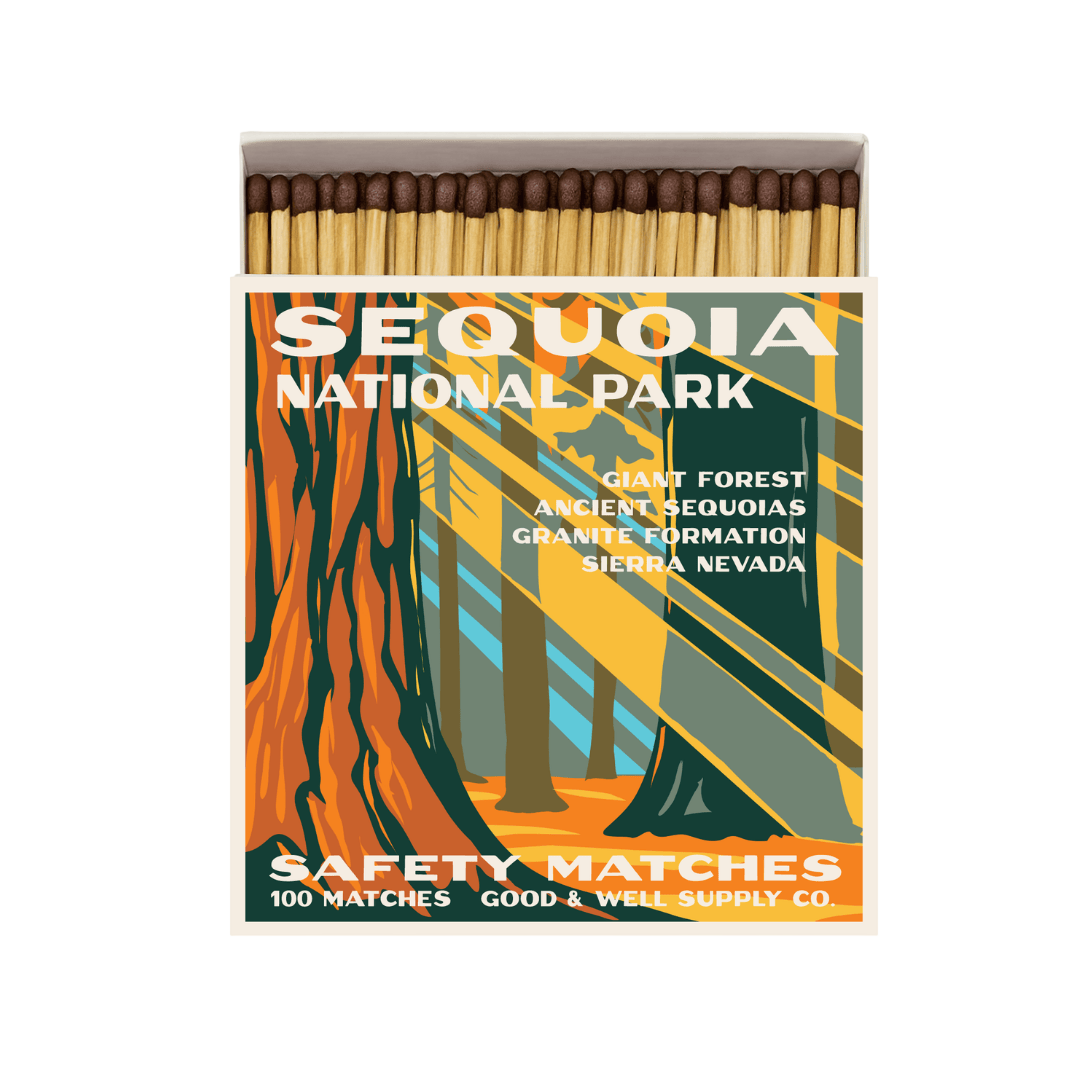 Good & Well Supply Co. Sequoia Vintage National Park Cabin Matches