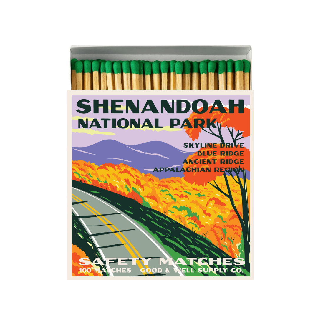 Good & Well Supply Co. Shenandoah Vintage National Park Cabin Matches