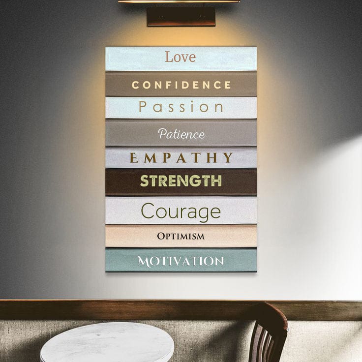 Tailored Canvases Canvas Shelf To Life Motivational Wall Sign