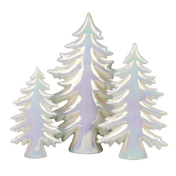 Old World Christmas N/A / 50605 Iridescent Ceramic Trees Set