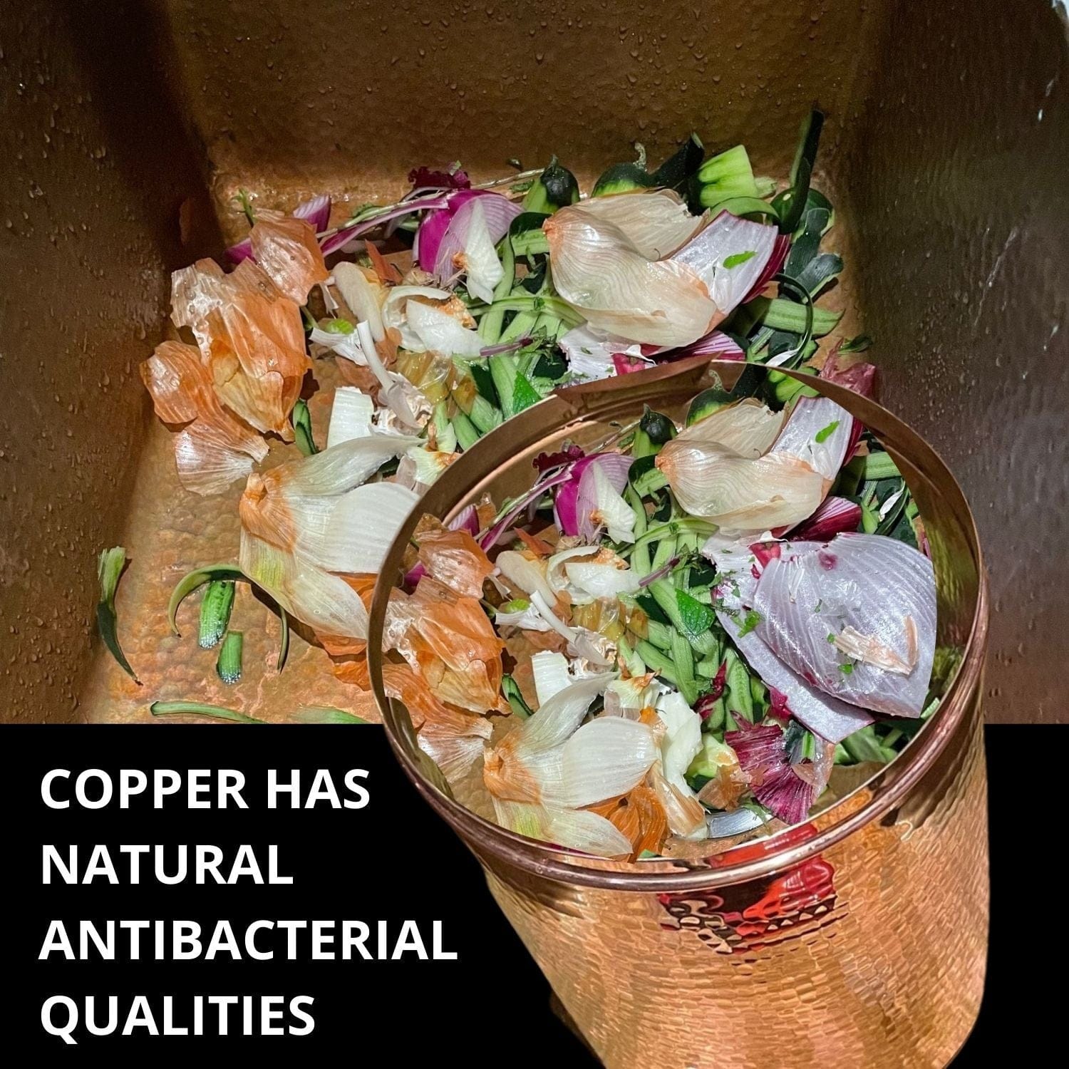 Sertodo Canisters Copper Kitchen Compost Bin (Canisters)