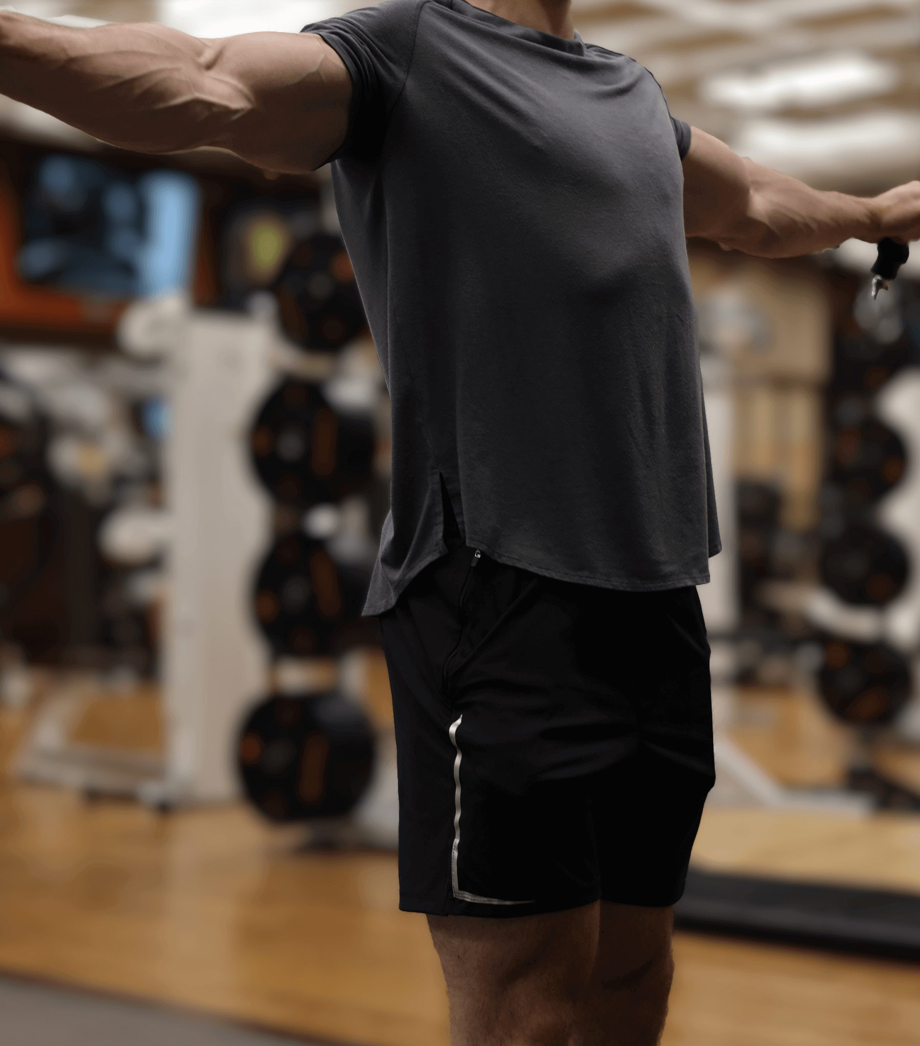 Bamtech Shorts Dominate Training Shorts - Stone