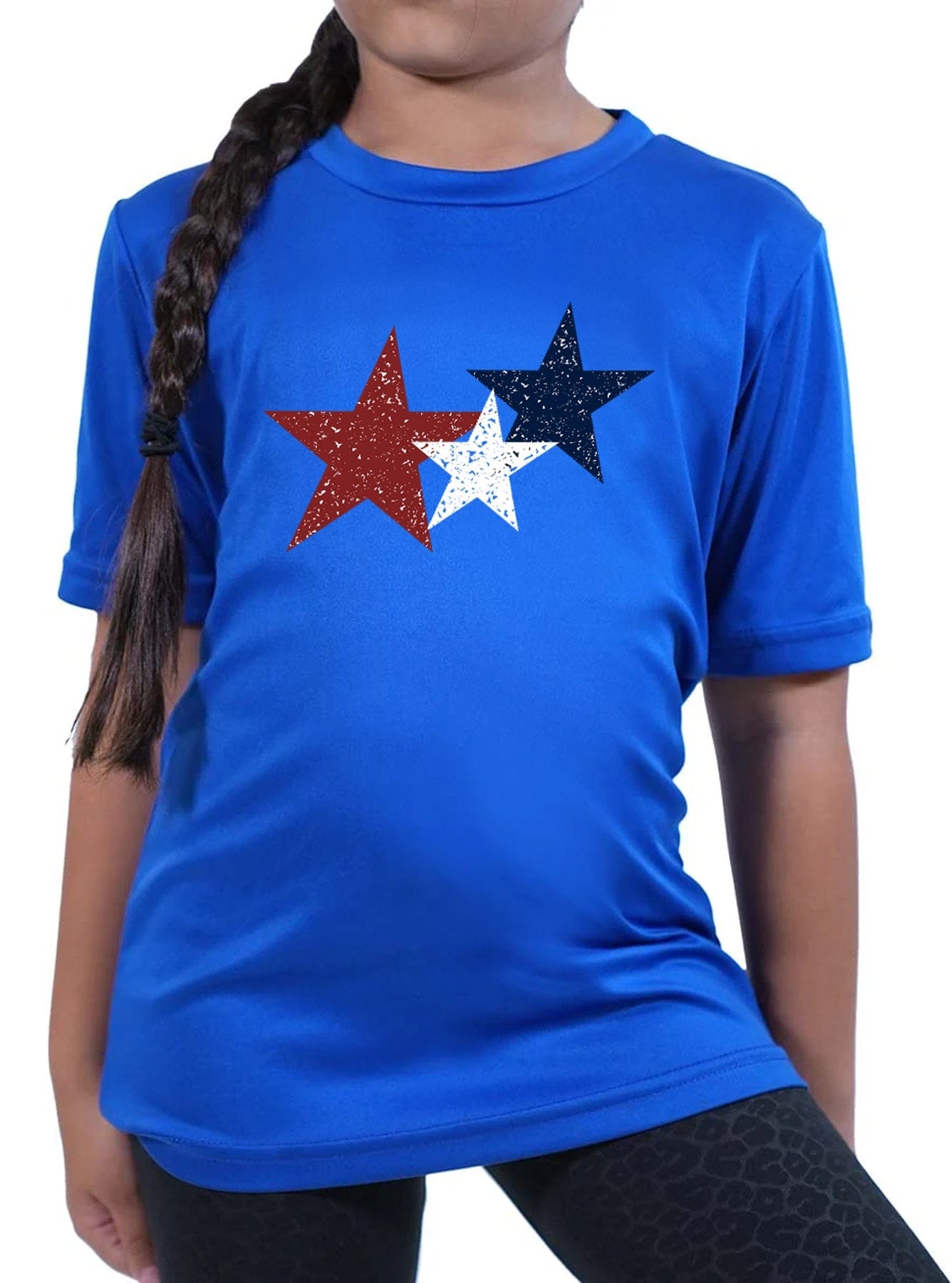 WSI Sportswear Youth Youth Medium / Blue Youth Stars Microtech™ Sleeve Shirt