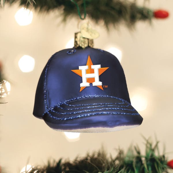 Old World Christmas 2.25 X 2.5 X 3.5 / 76019 Astros Baseball Cap Ornament