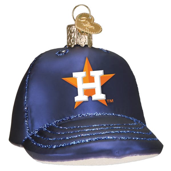 Old World Christmas 2.25 X 2.5 X 3.5 / 76019 Astros Baseball Cap Ornament