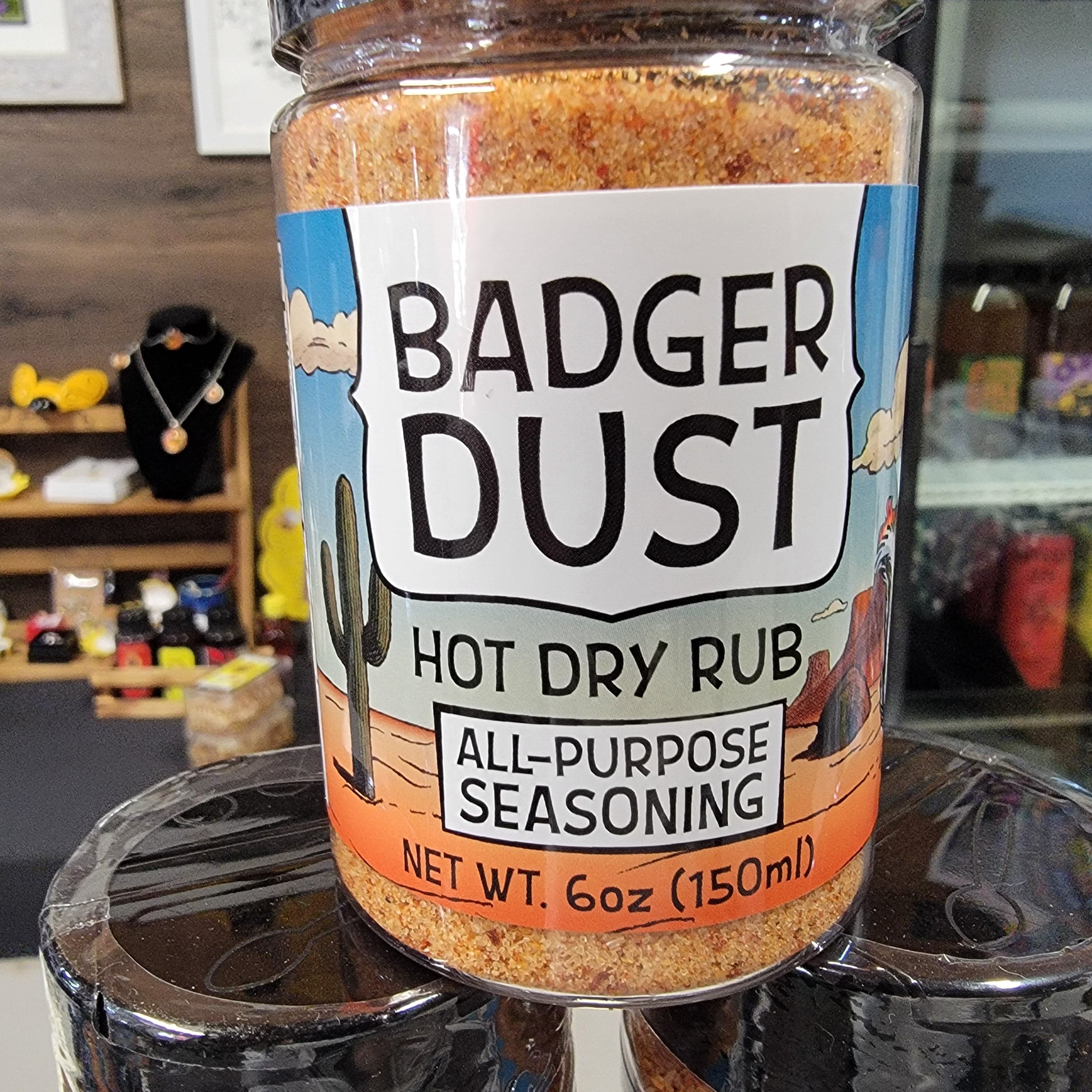 Honey Badgers Bee Farm All Natural Dry Rub Badger Dust Hot All- Purpose Seasoning