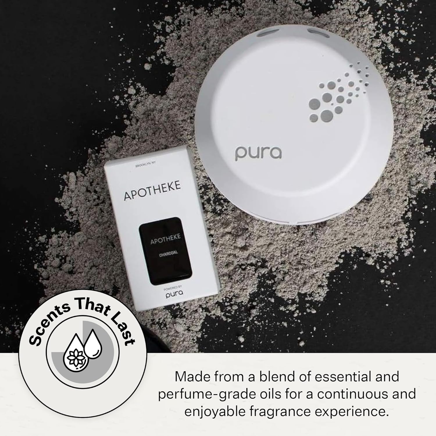 Charcoal Pura Smart Scent Fragrance Refill, Set of 2