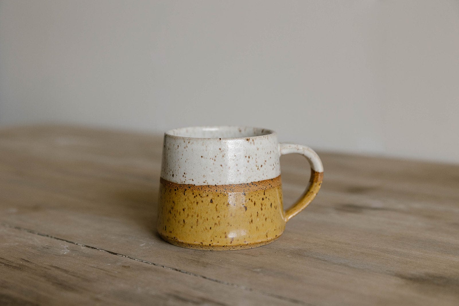 KJ Pottery Mug Mustard Yellow The Mug