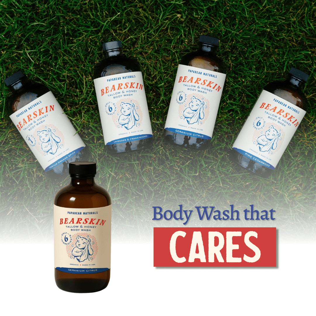 PapaBear Naturals Papabear Bearskin Body Wash 16 oz