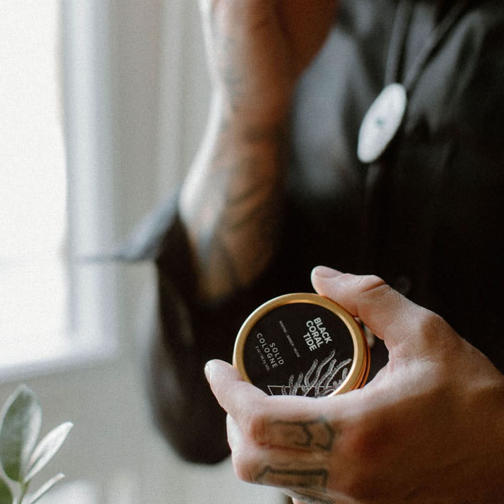 Broken Top Brands Solid Cologne Black Coral Tide Solid Cologne