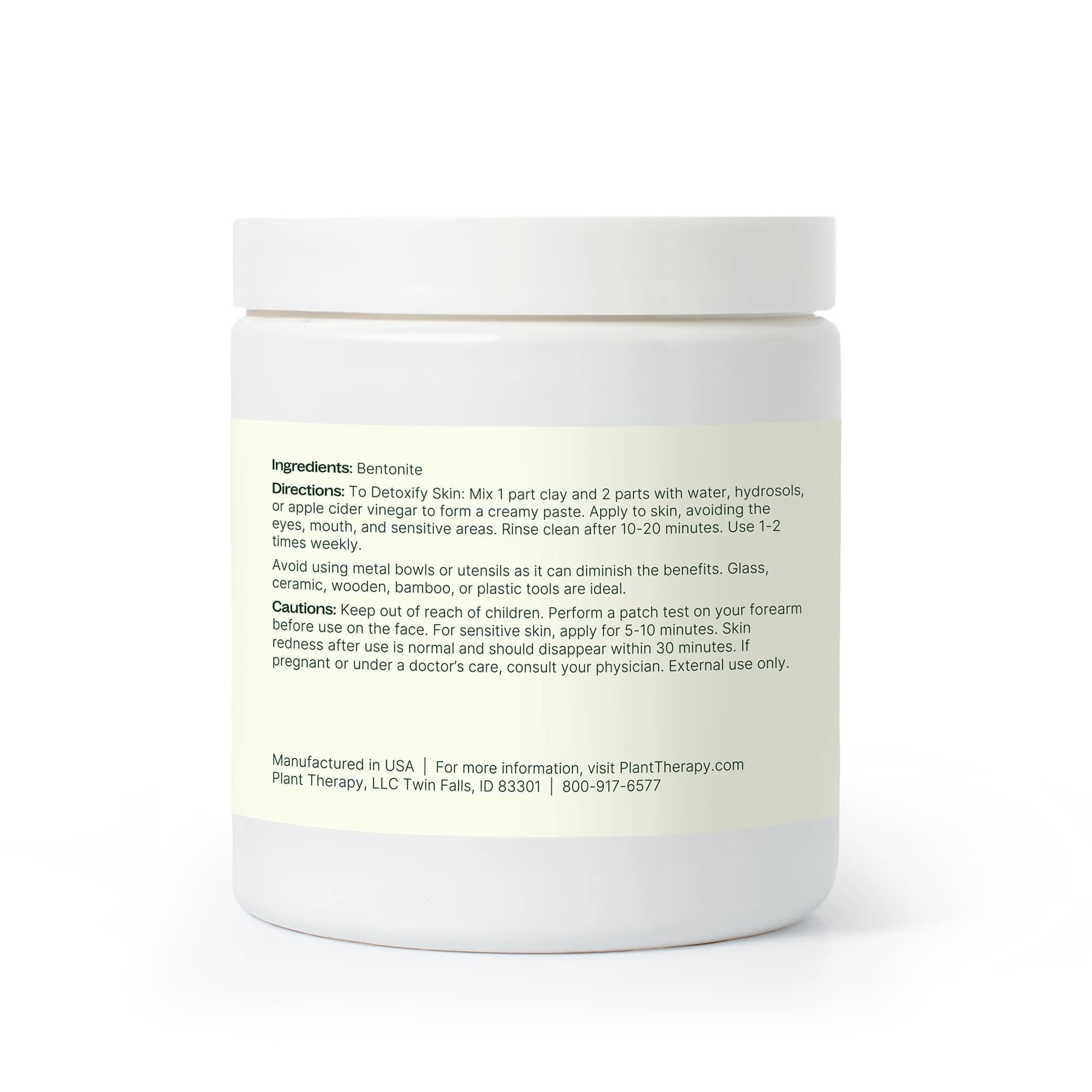 Plant Therapy Hair & Skin Care 16 oz Calcium Bentonite Clay 16 oz