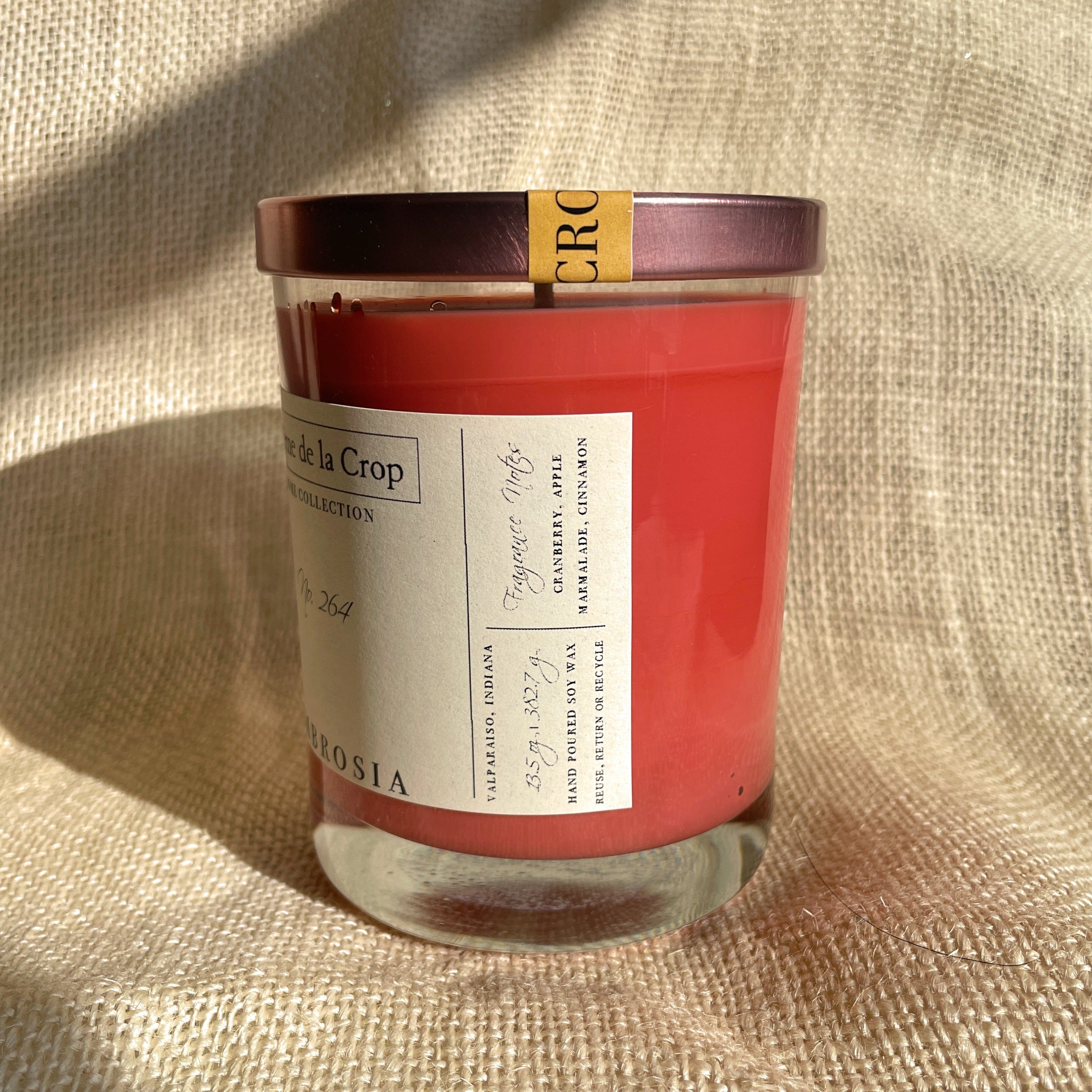 Creme de la Crop Soy Candle - Ambrosia