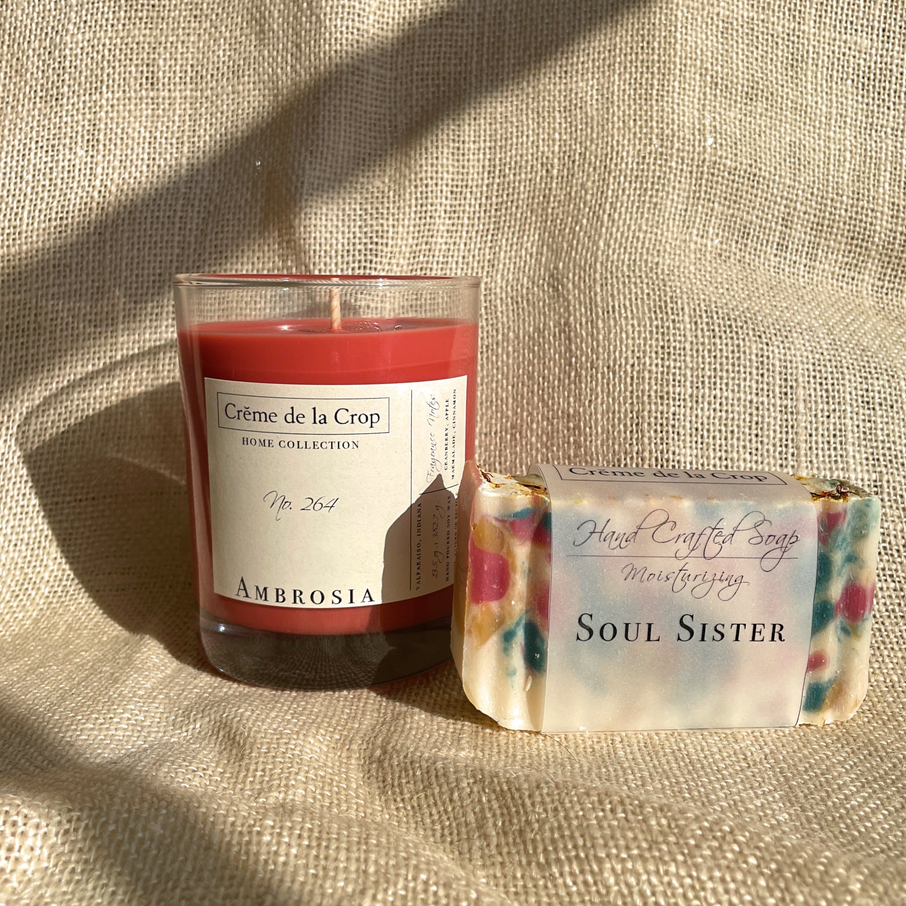 Creme de la Crop Soy Candle - Ambrosia