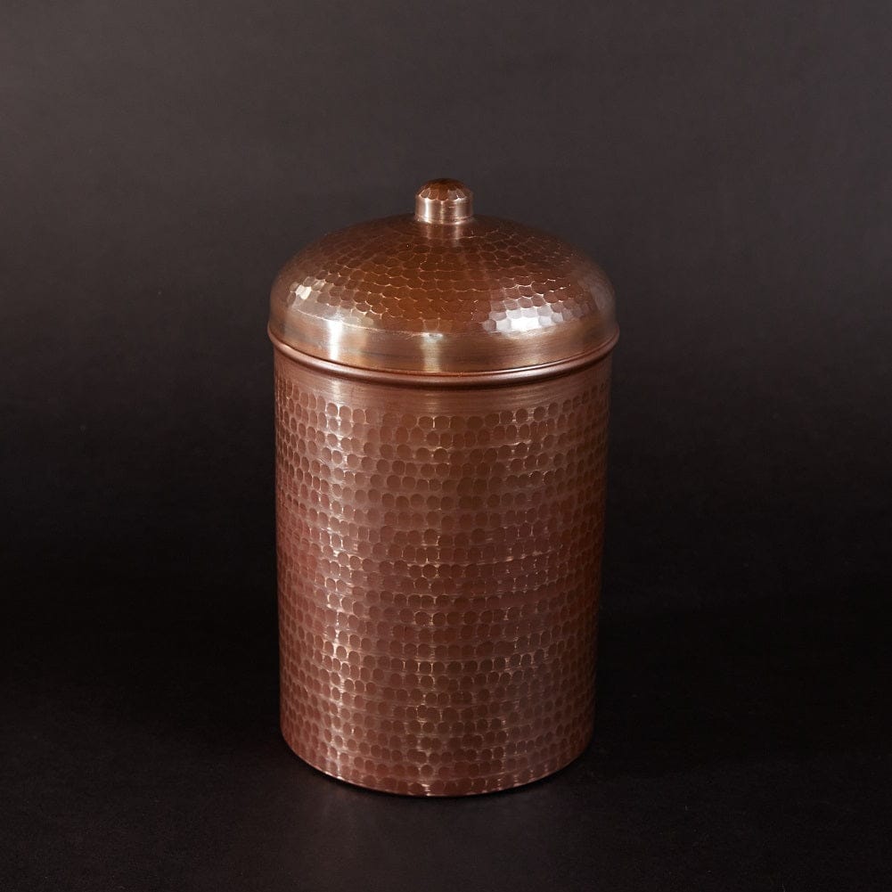 Sertodo Canisters 2 quart 7x5 inch / Peacock Patina Copper Kitchen Compost Bin (Canisters)