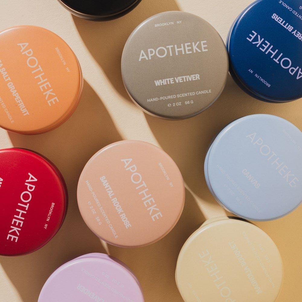 APOTHEKE Mini Candle Tins Canvas Mini Candle Tin