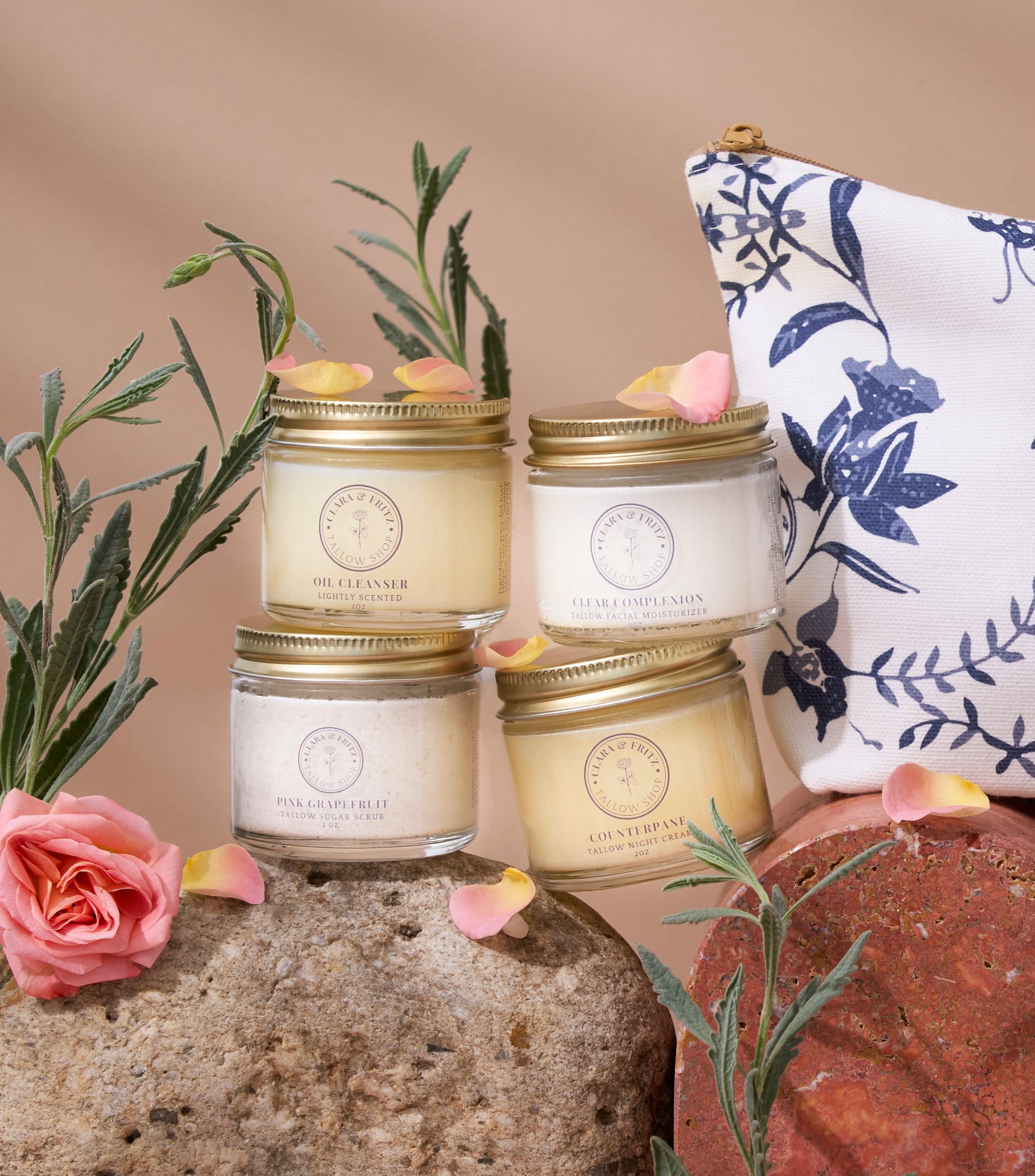 Clara & Fritz Tallow Shop Lotion & Moisturizer Clara & Fritz Clear Complexion Whipped Tallow Facial Moisturizer