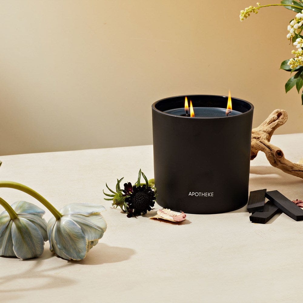 APOTHEKE 3-Wick Candles Charcoal 3-Wick Candle