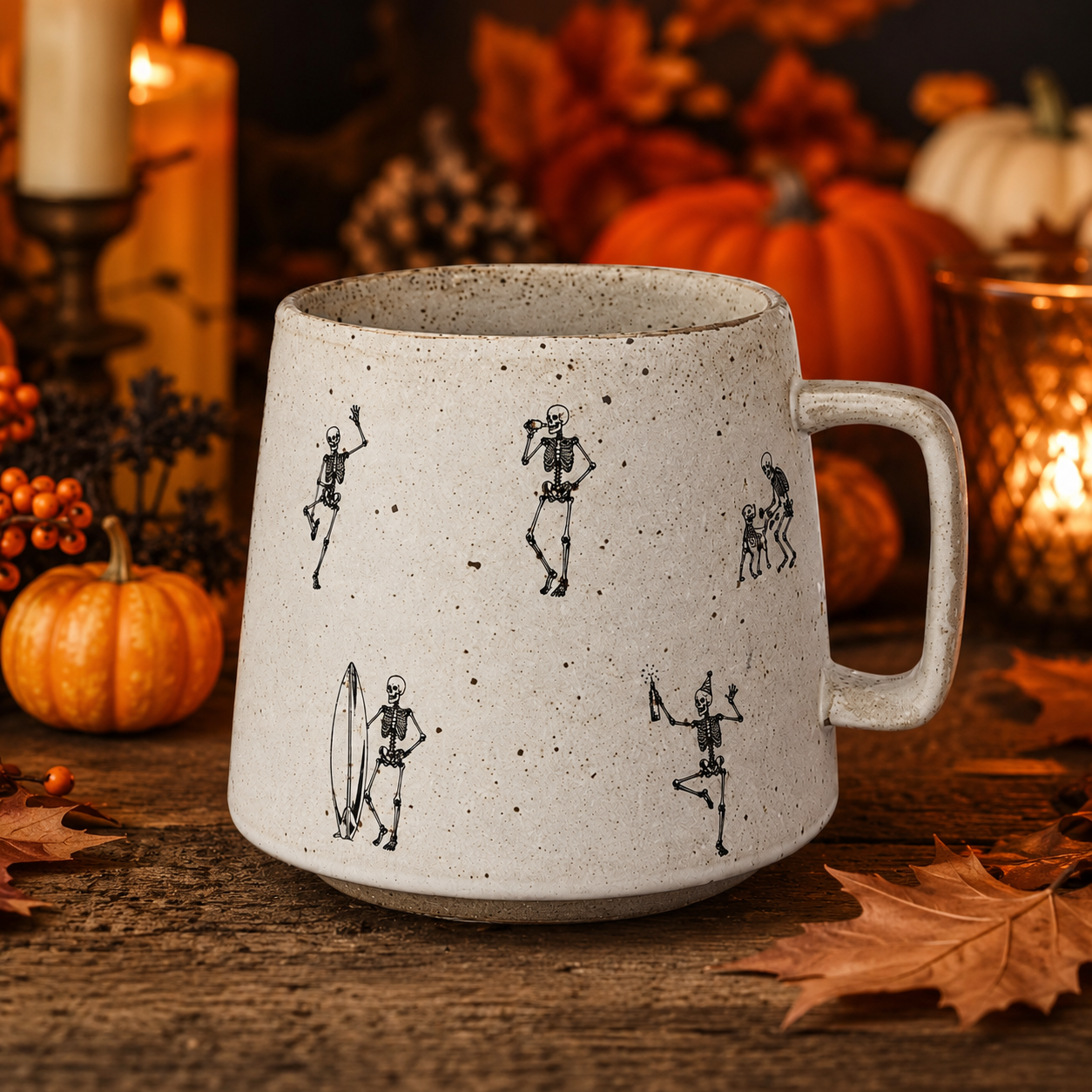Dancing Skeleton Mug