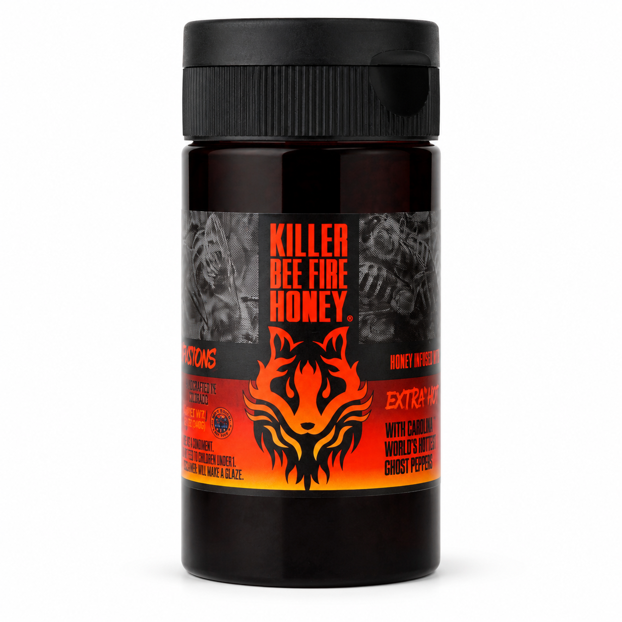Killer Bee - Fire Honey - All Natural - Hot Honey