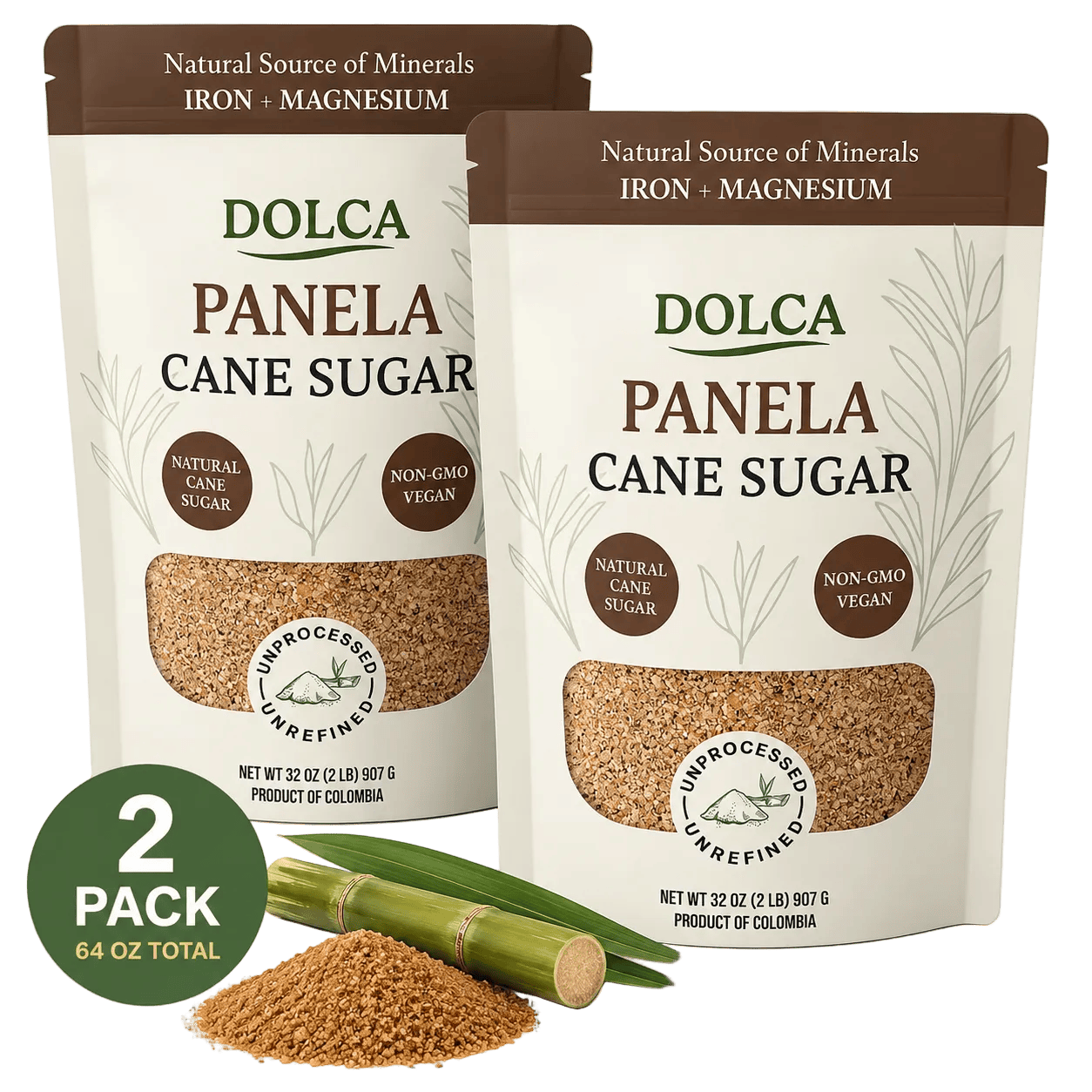 Dolca Sugar Sugar Dolca Panela Sugar – 2 Pack