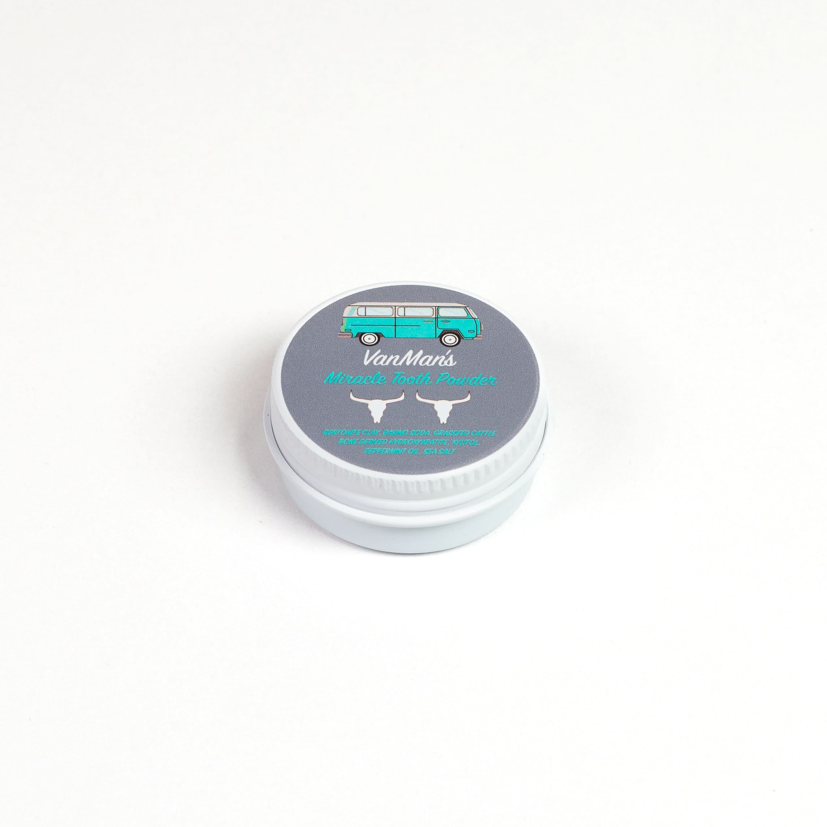VanMan Skincare Mint-Bone Tooth Powder VanMan Tiny&