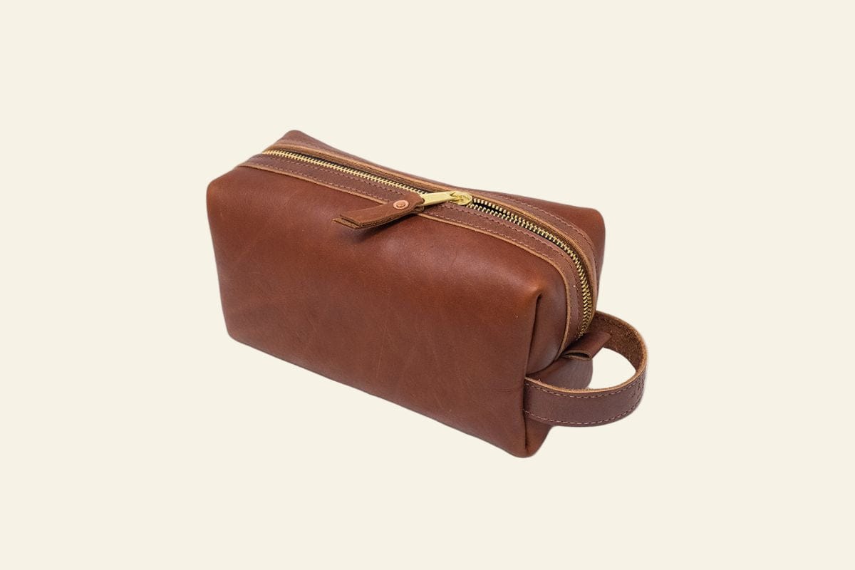 Urban Southern Accessories Cognac Dopp Kit
