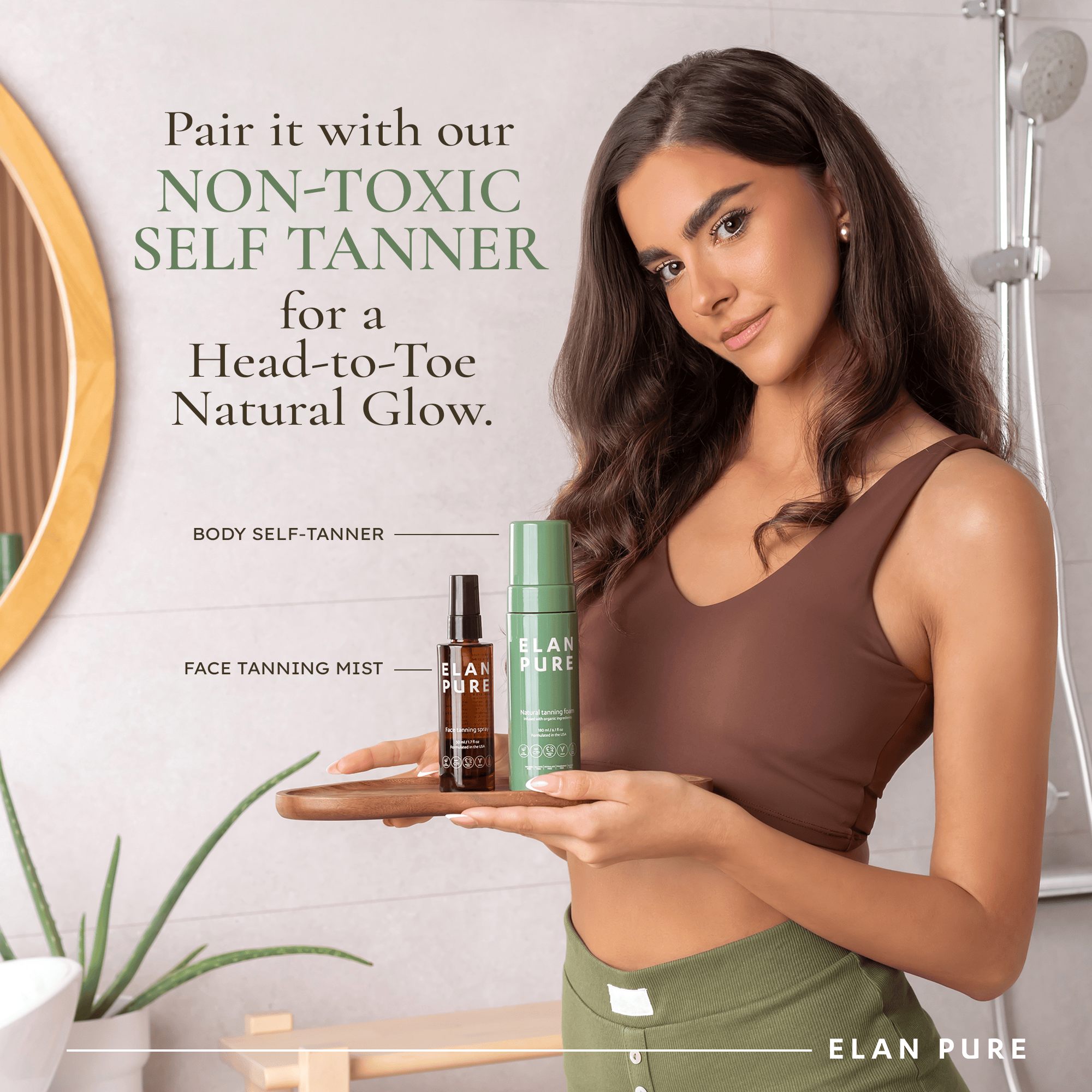 Elan Pure Beauty & Personal Care - Skincare - Tanning Oils & Self-Tanners - Body Self-Tanners Non-Toxic Self-Tanner