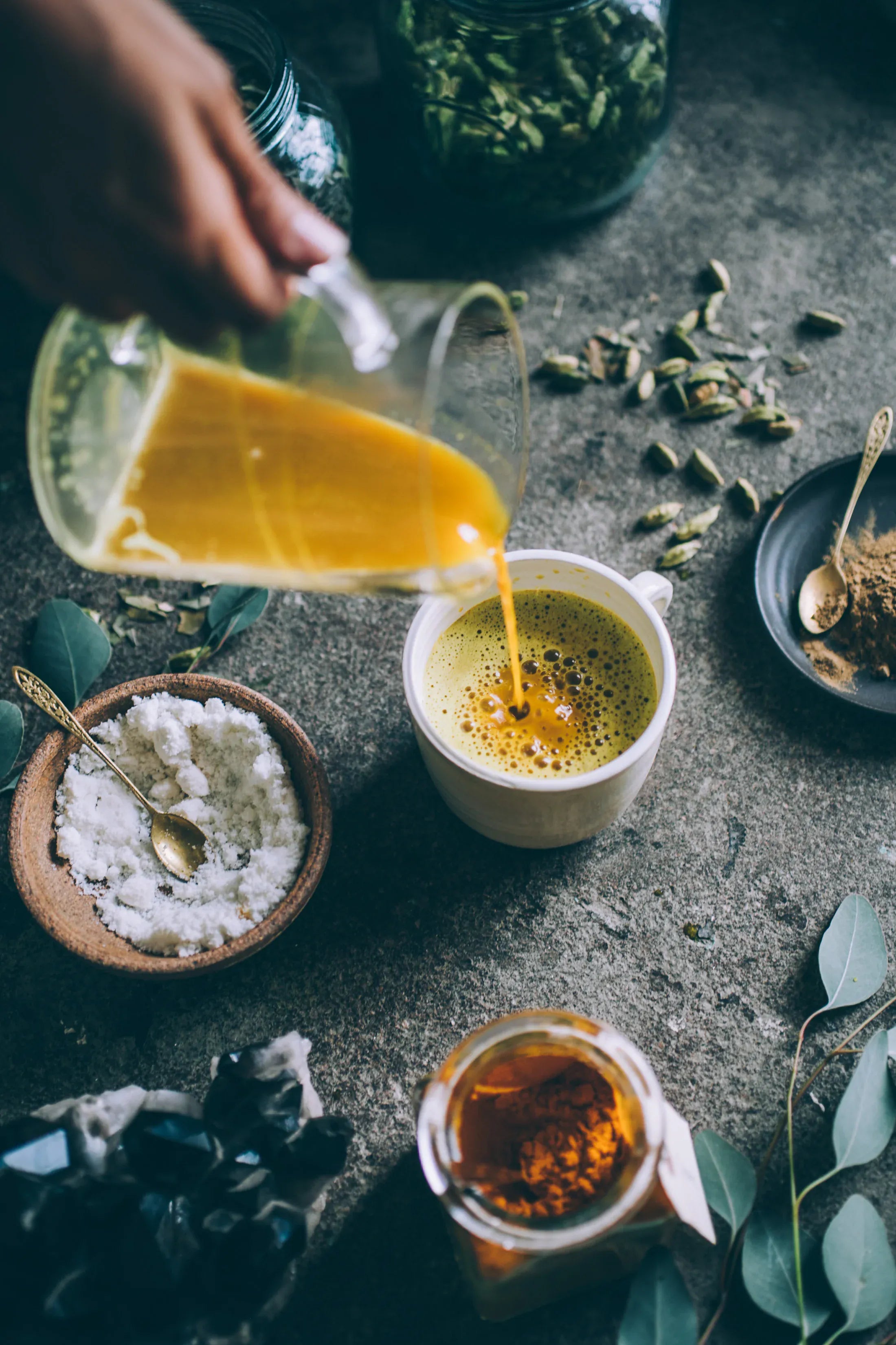 Anima Mundi Tea & Infusions GOLDEN MOON MILK | Blue Lotus Vanilla