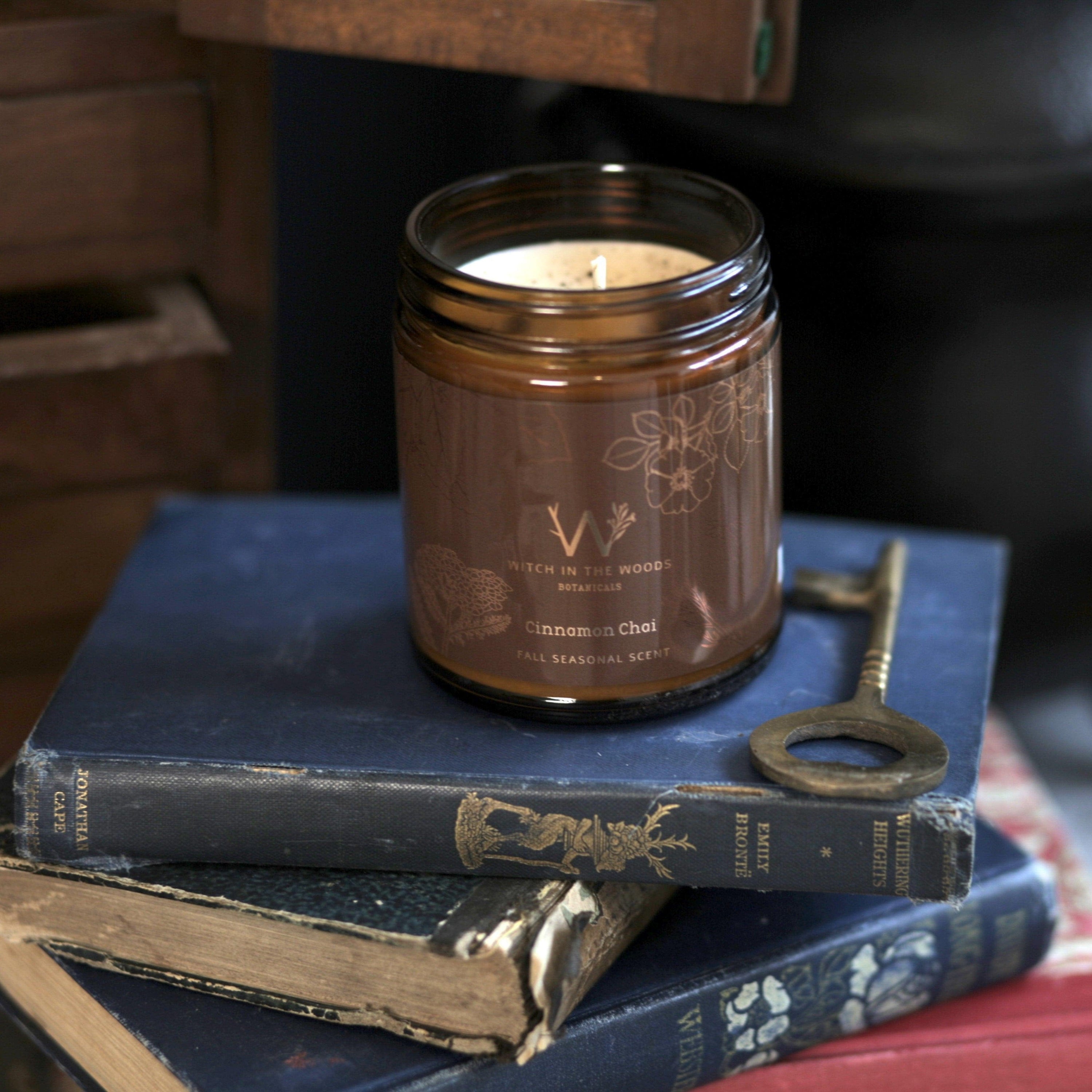 Witch in the Woods Botanicals Candle Cinnamon Chai Candle