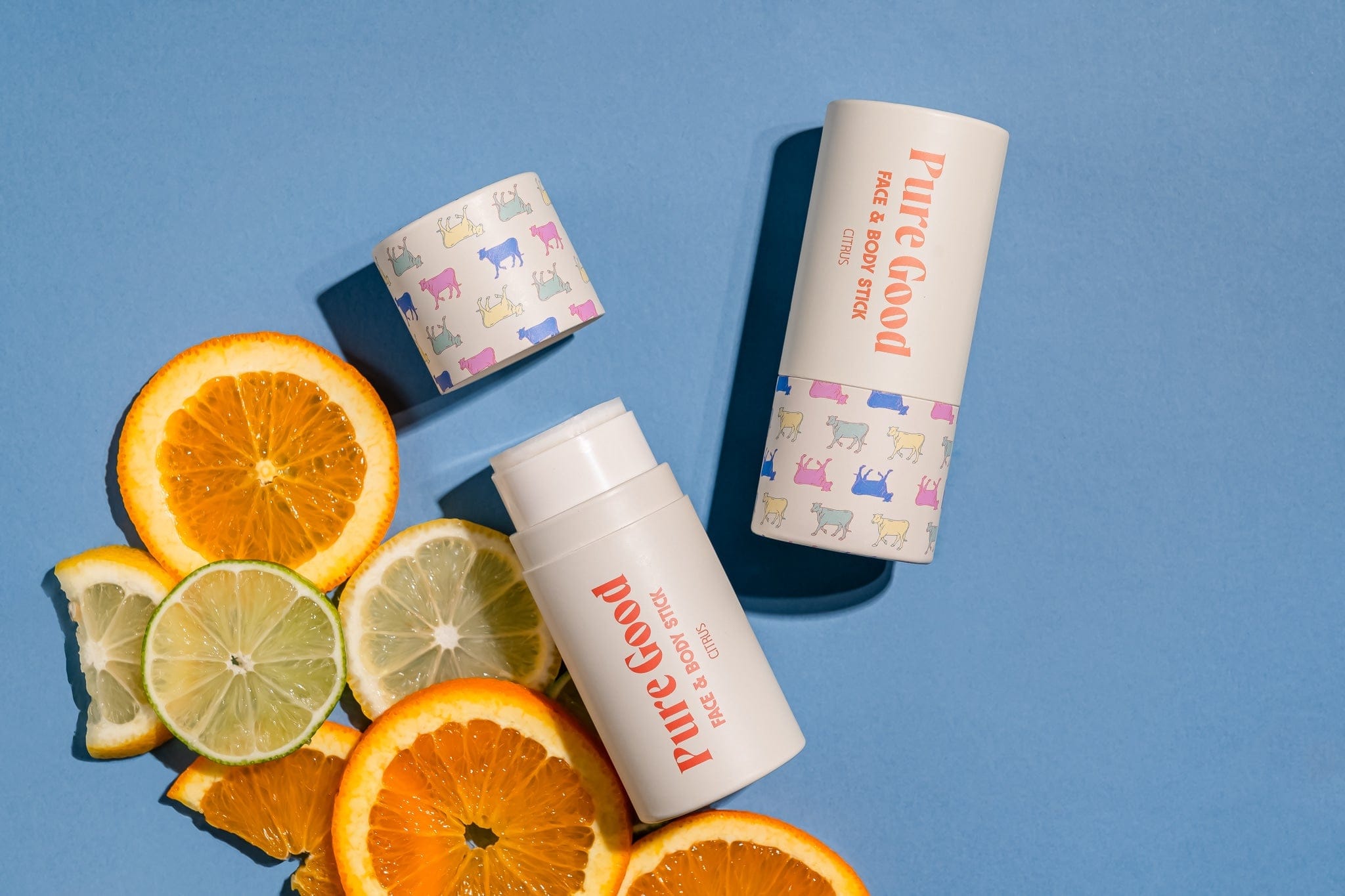 Pure Good LLC Tallow Balm Stick Face & Body Tallow Stick - Hydration and vitamin C for your skin.