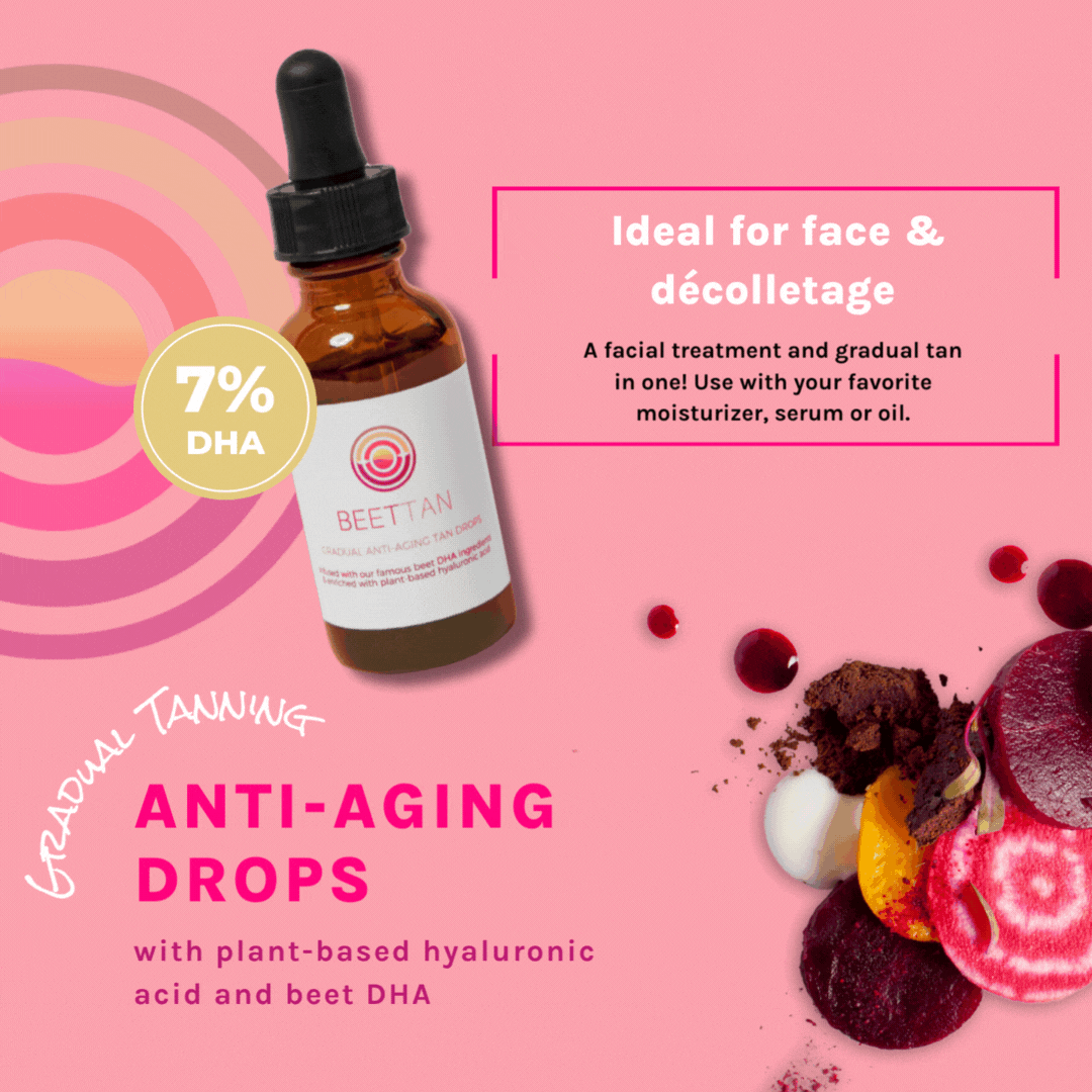 BeetTan Skin Care with DHA Anti-Aging Tanning Drops