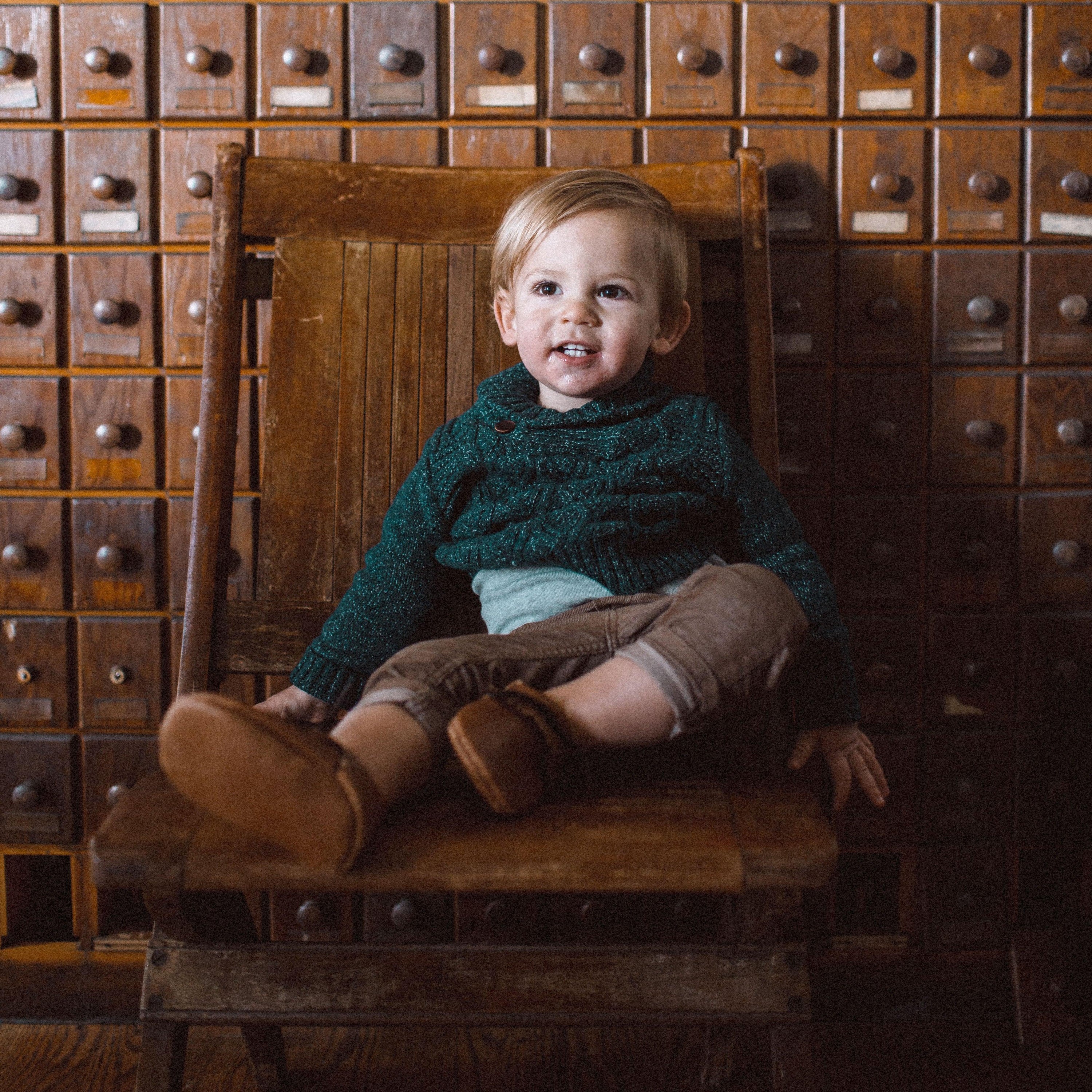 The Local Branch Leather Baby Moccasins - USA Made
