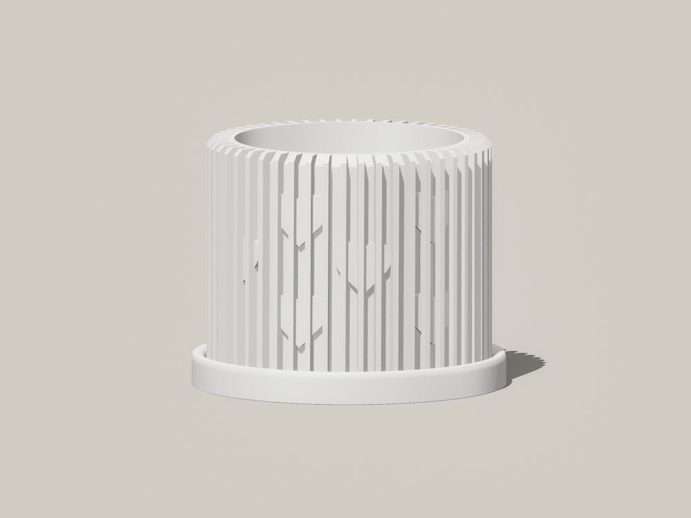 Rosebud HomeGoods Planter Modern Heart-Shaped Planter with Drainage & Saucer – Unique Valentine’s Day Gift for Plant Lovers, 3d Printed Planter Home Hosting Decor,
