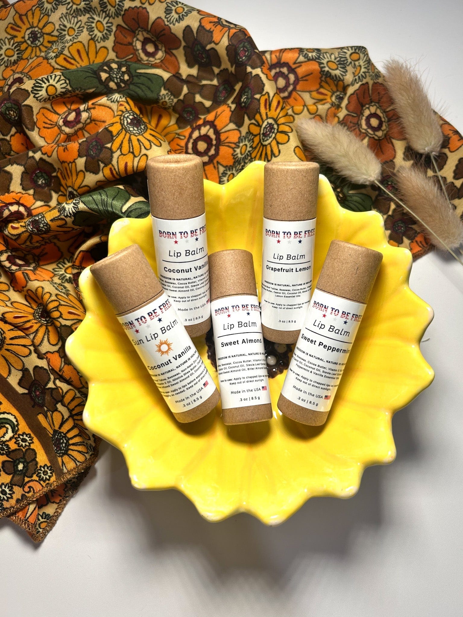 Born To Be Free Lip Balm The Balm Bundle (5 lip balms) The Balm Bundle