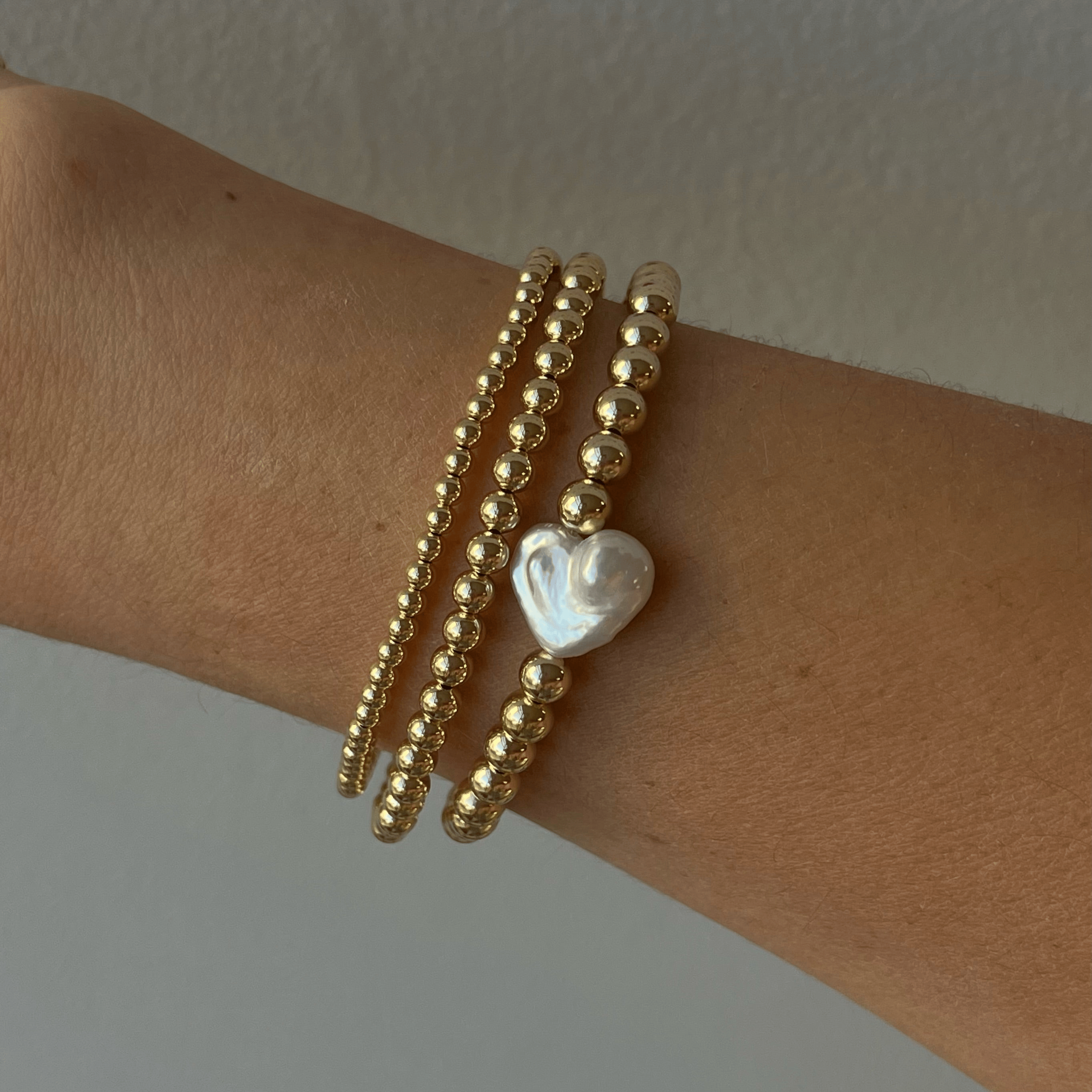 Cuffed by Nano LLC Pearl Heart Juno Bracelet
