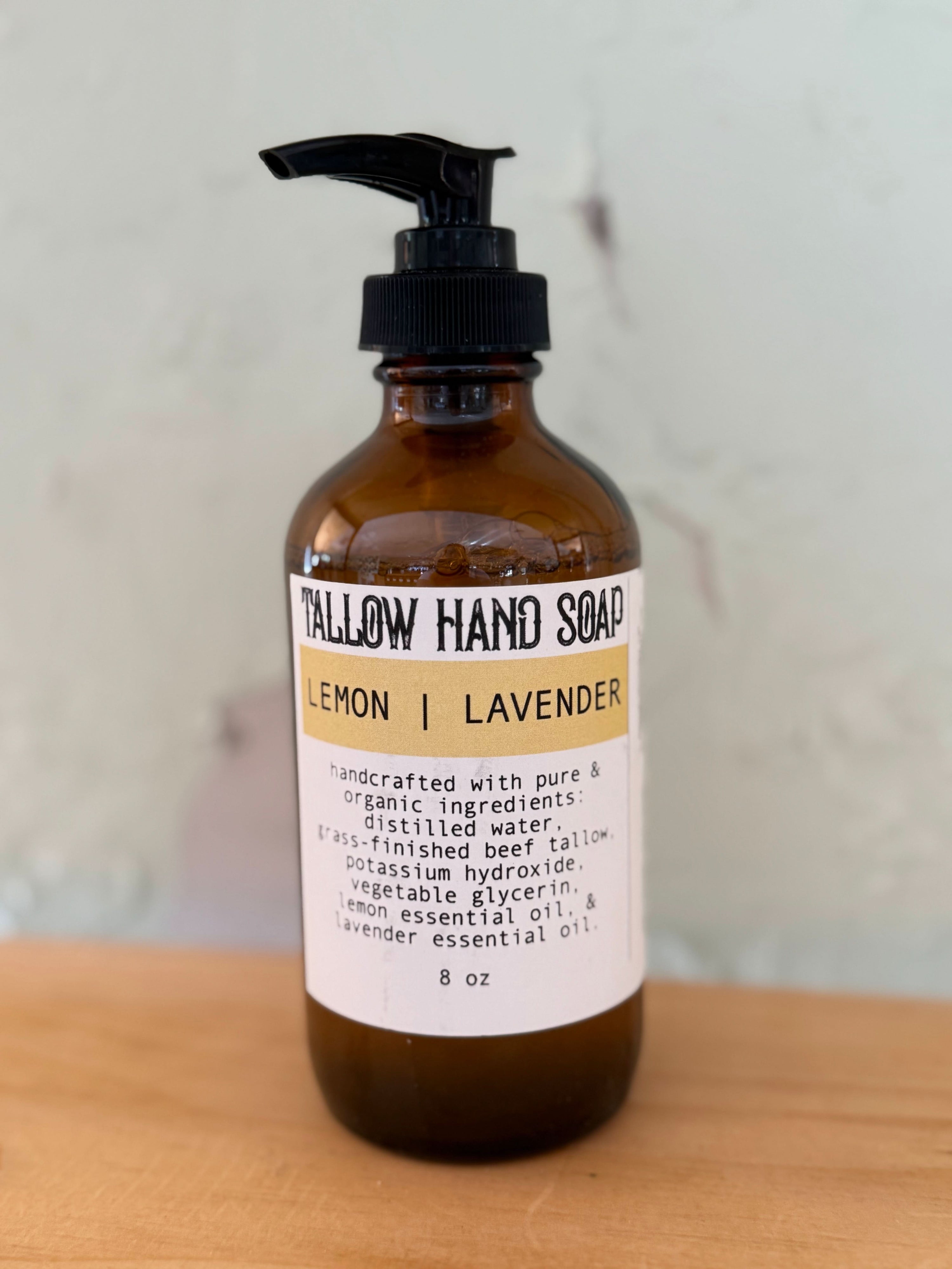 Apotheke DuJardin Lemon lavender Tallow Liquid Hand Soap