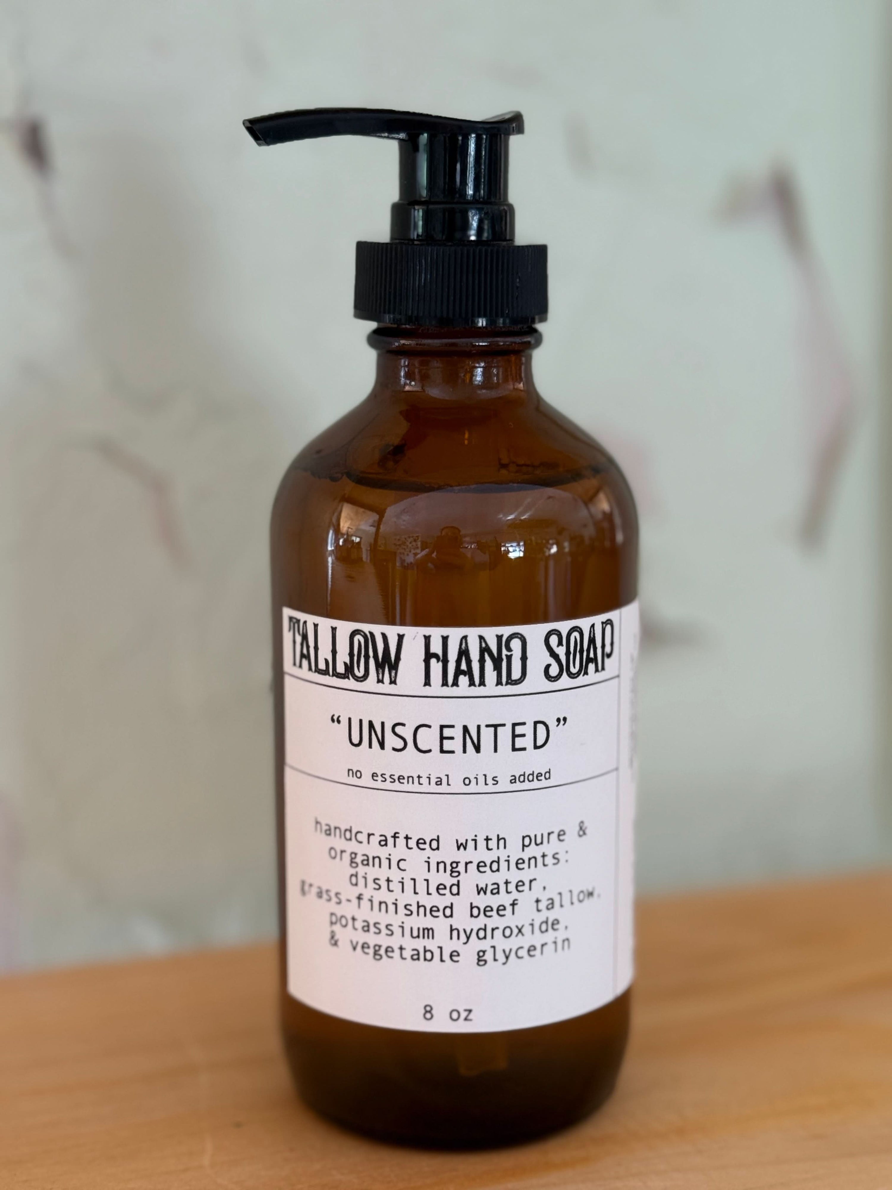 Apotheke DuJardin Unscented Tallow Liquid Hand Soap